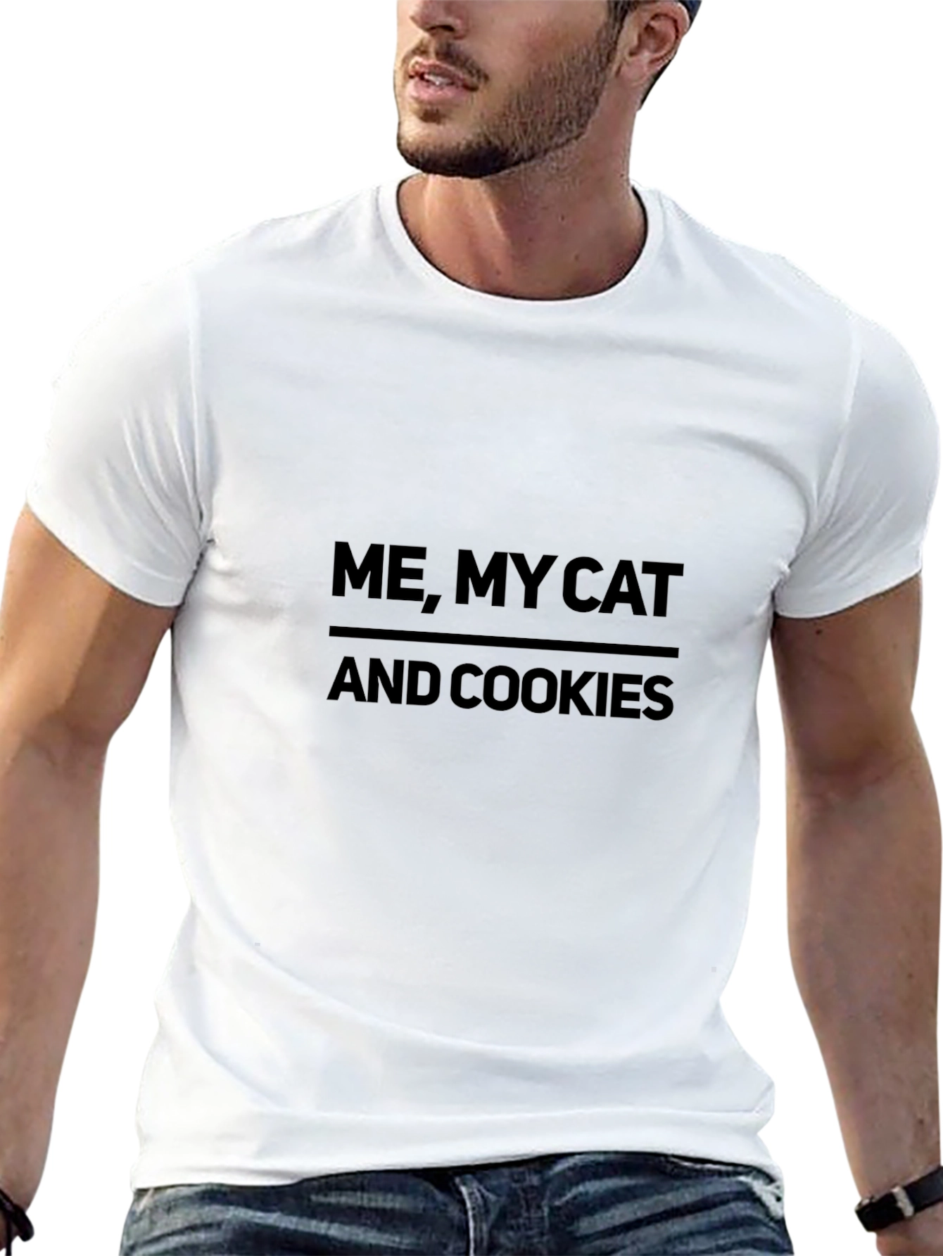 Me My Cat and Cookies T-Shirt