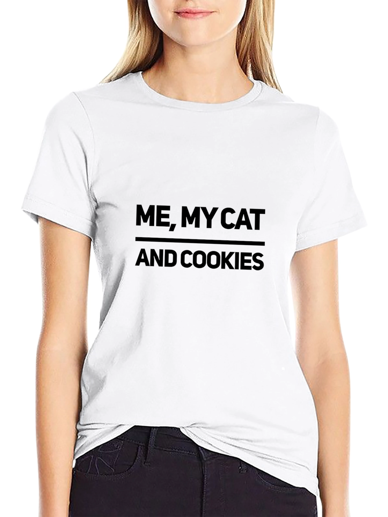 Me My Cat and Cookies T-Shirt