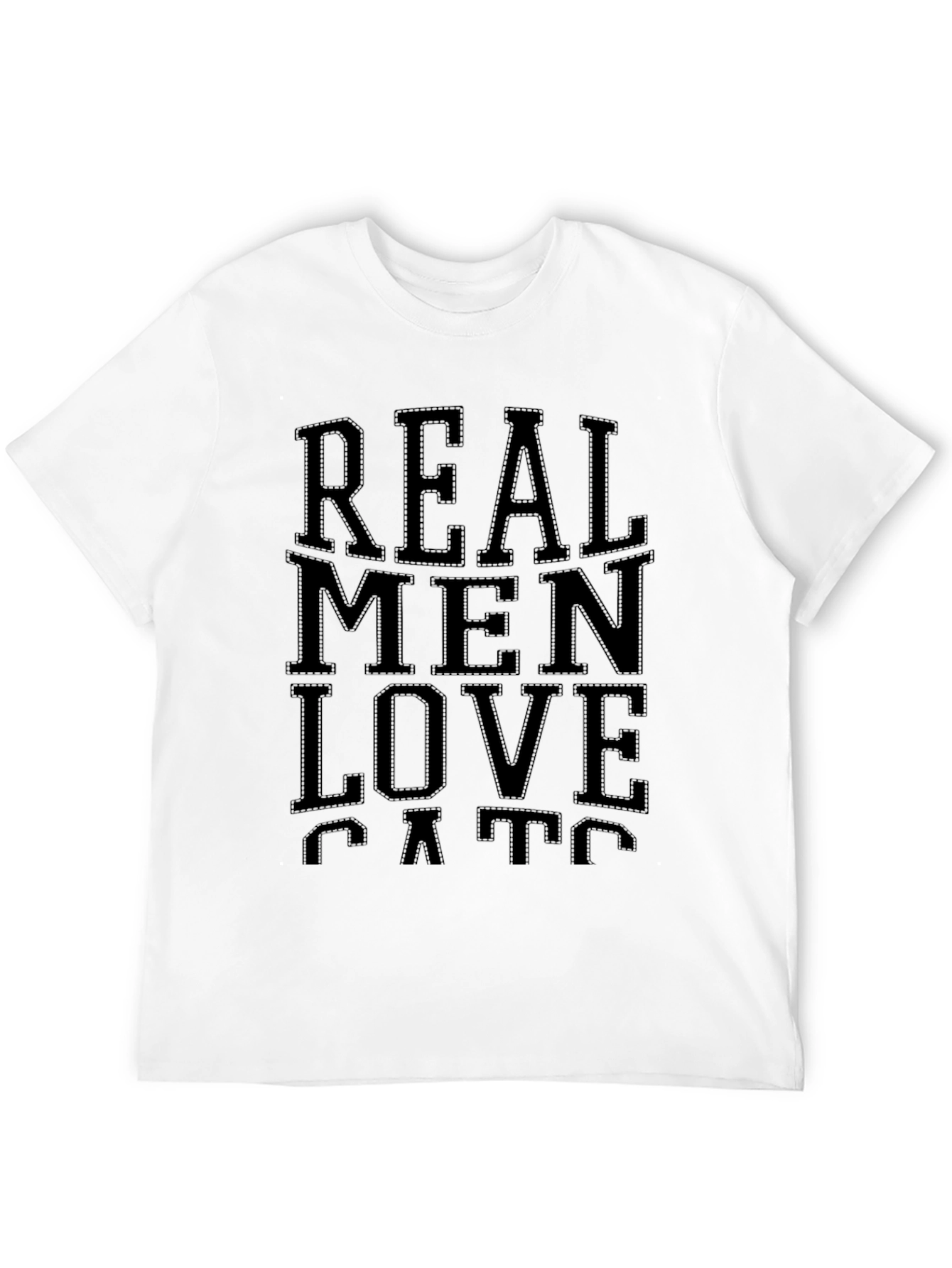 Real Men Love Cats T-Shirt - Menswear
