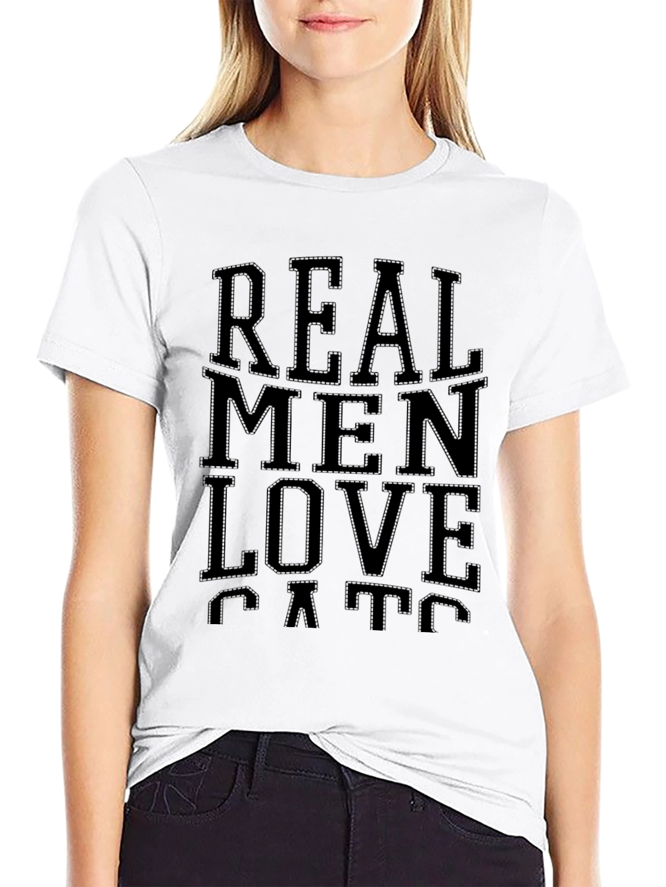 Real Men Love Cats T-Shirt - Menswear