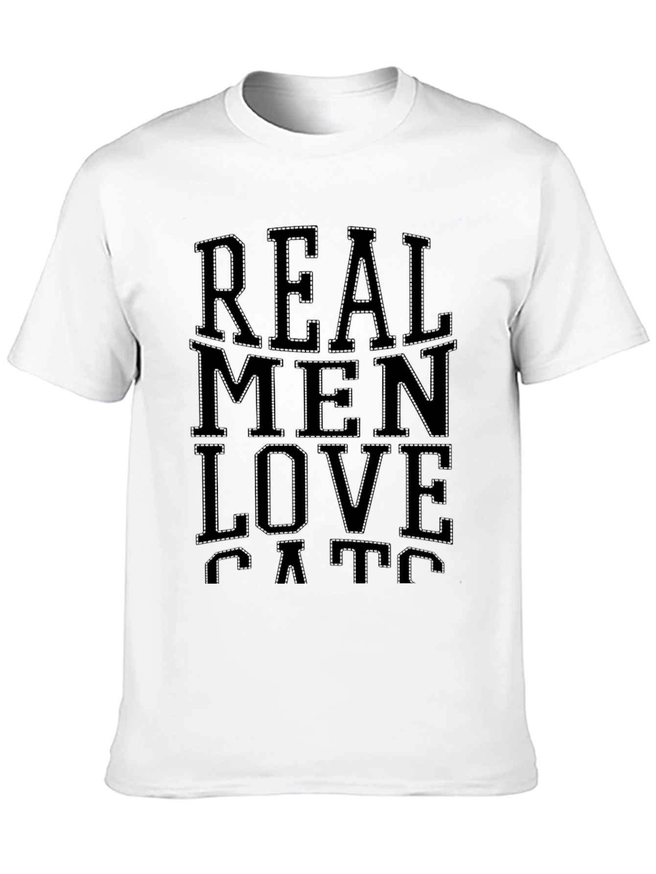 Real Men Love Cats T-Shirt - Menswear