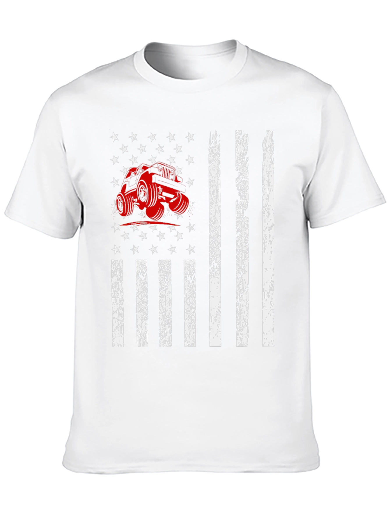 American Flag 4x4 Off-Road T-Shirt