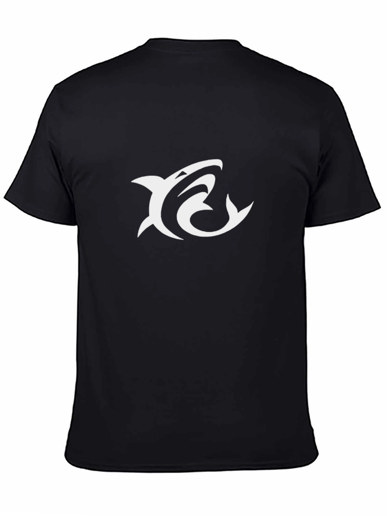 Shark Graphic Tee - Stylish Black Cotton T-Shirt