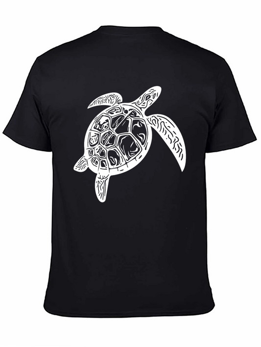 Sea Turtle Graphic Black T-Shirt