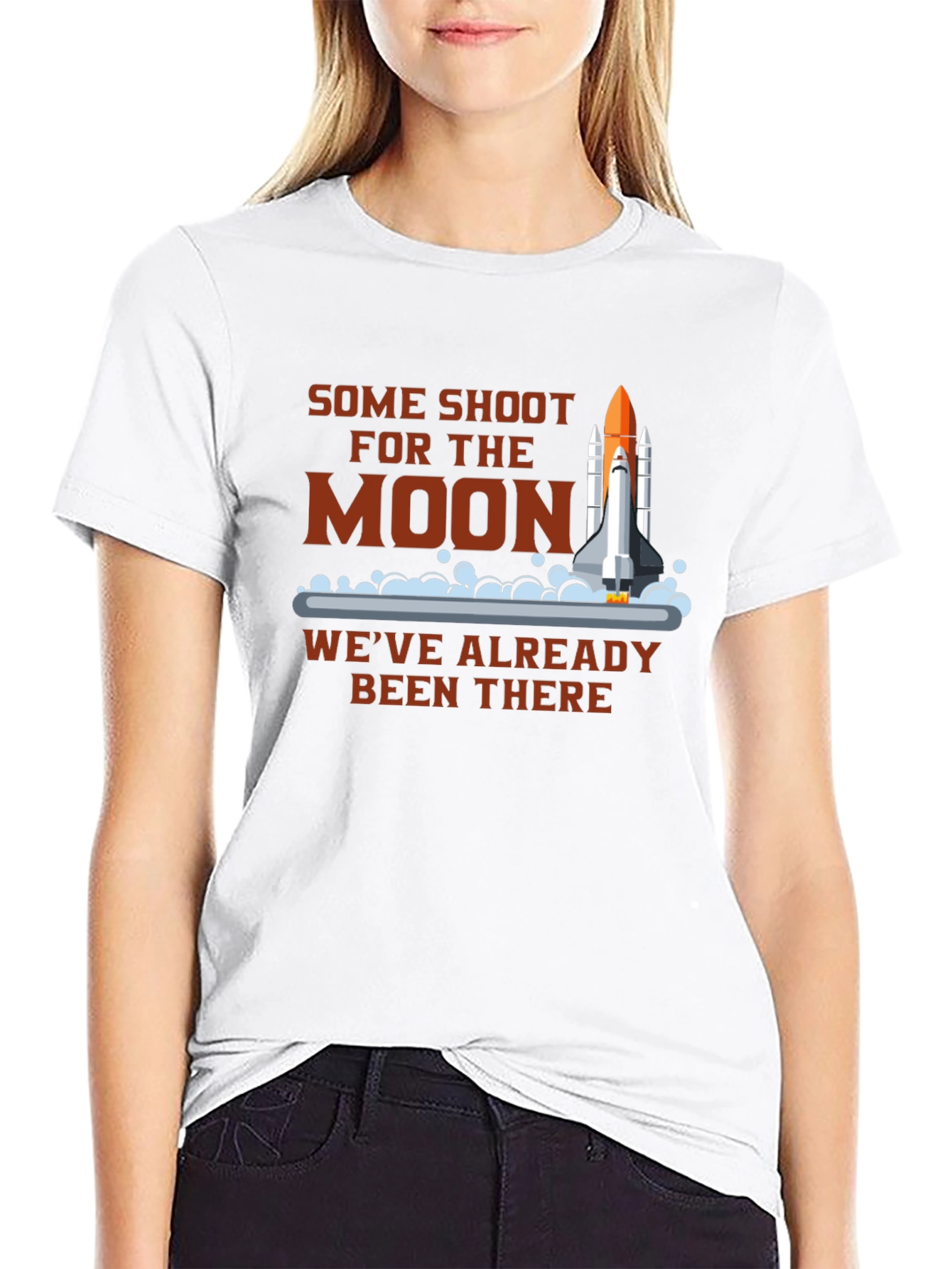 Some Shoot for the Moon Graphic Tee