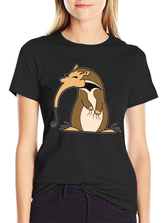 Cartoon Anteater Graphic Tee - Stylish & Unique Design
