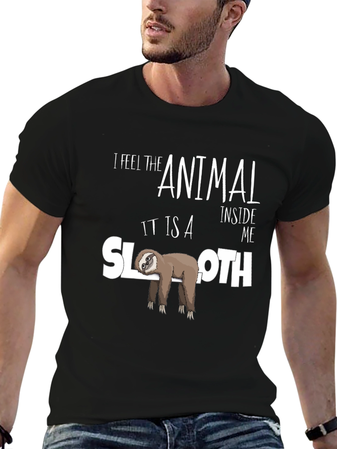 Sloth Inside Me T-Shirt - Funny Animal Tee