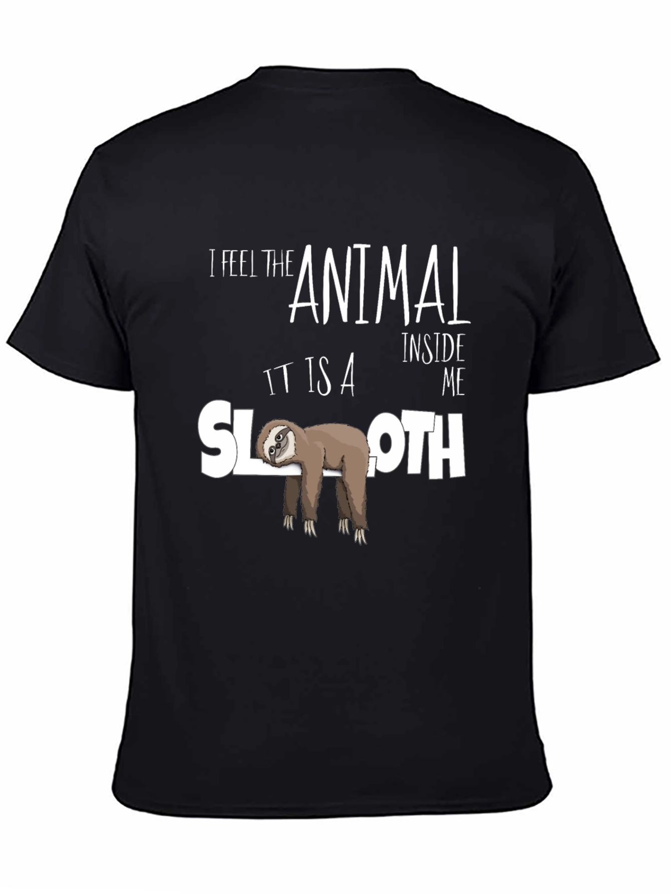 Sloth Inside Me T-Shirt - Funny Animal Tee
