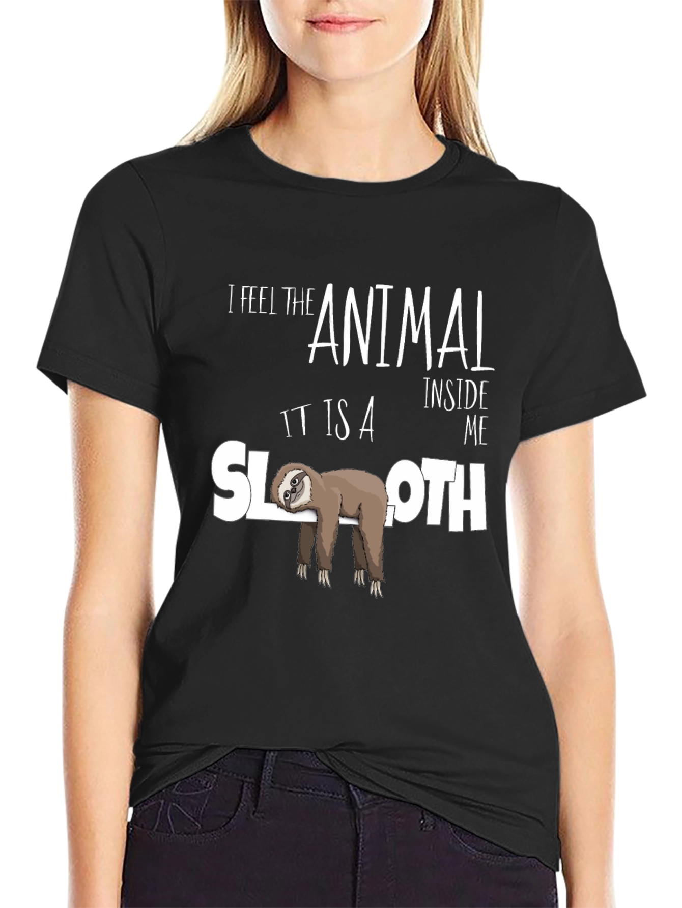 Sloth Inside Me T-Shirt - Funny Animal Tee