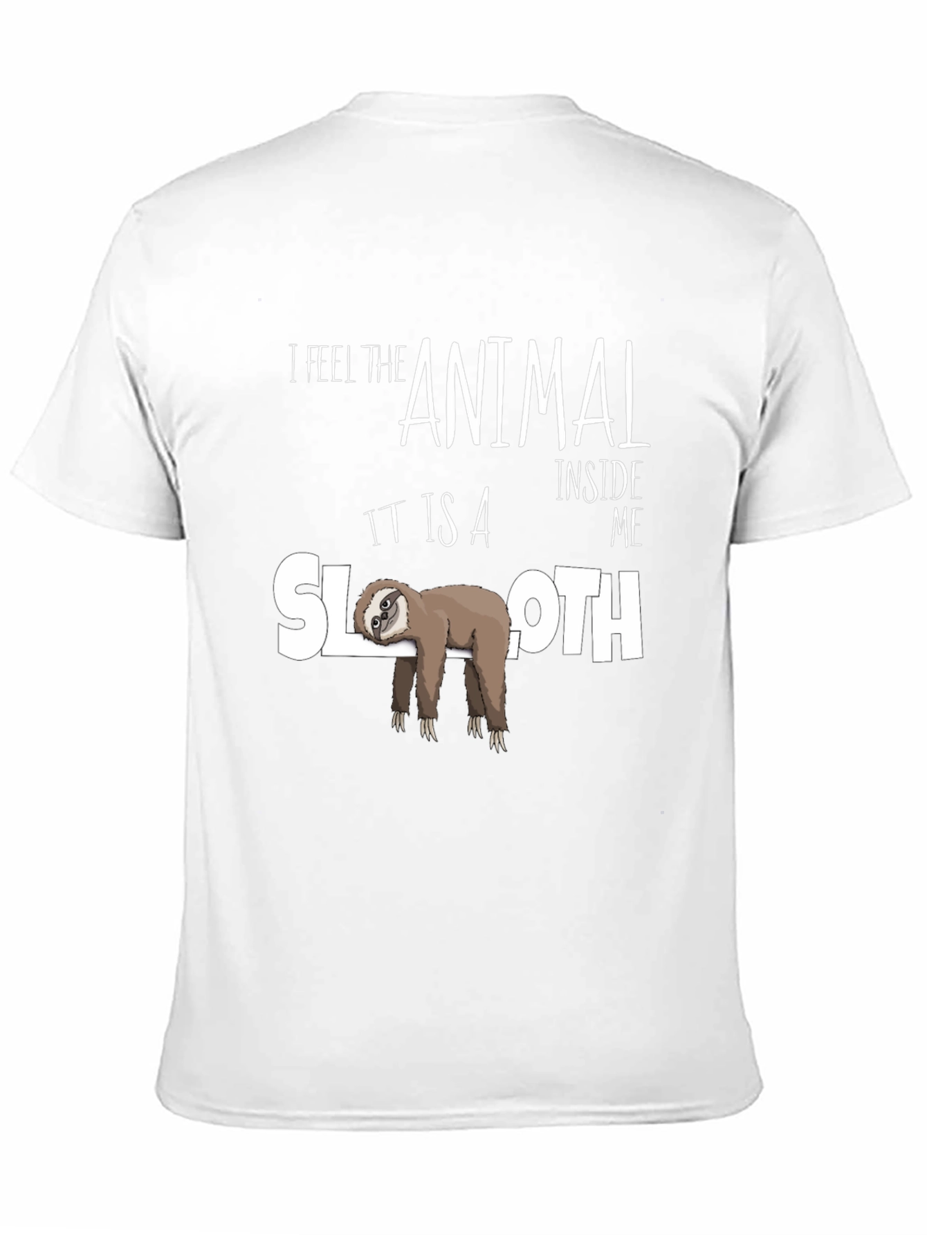 Sloth Inside Me T-Shirt - Funny Animal Tee