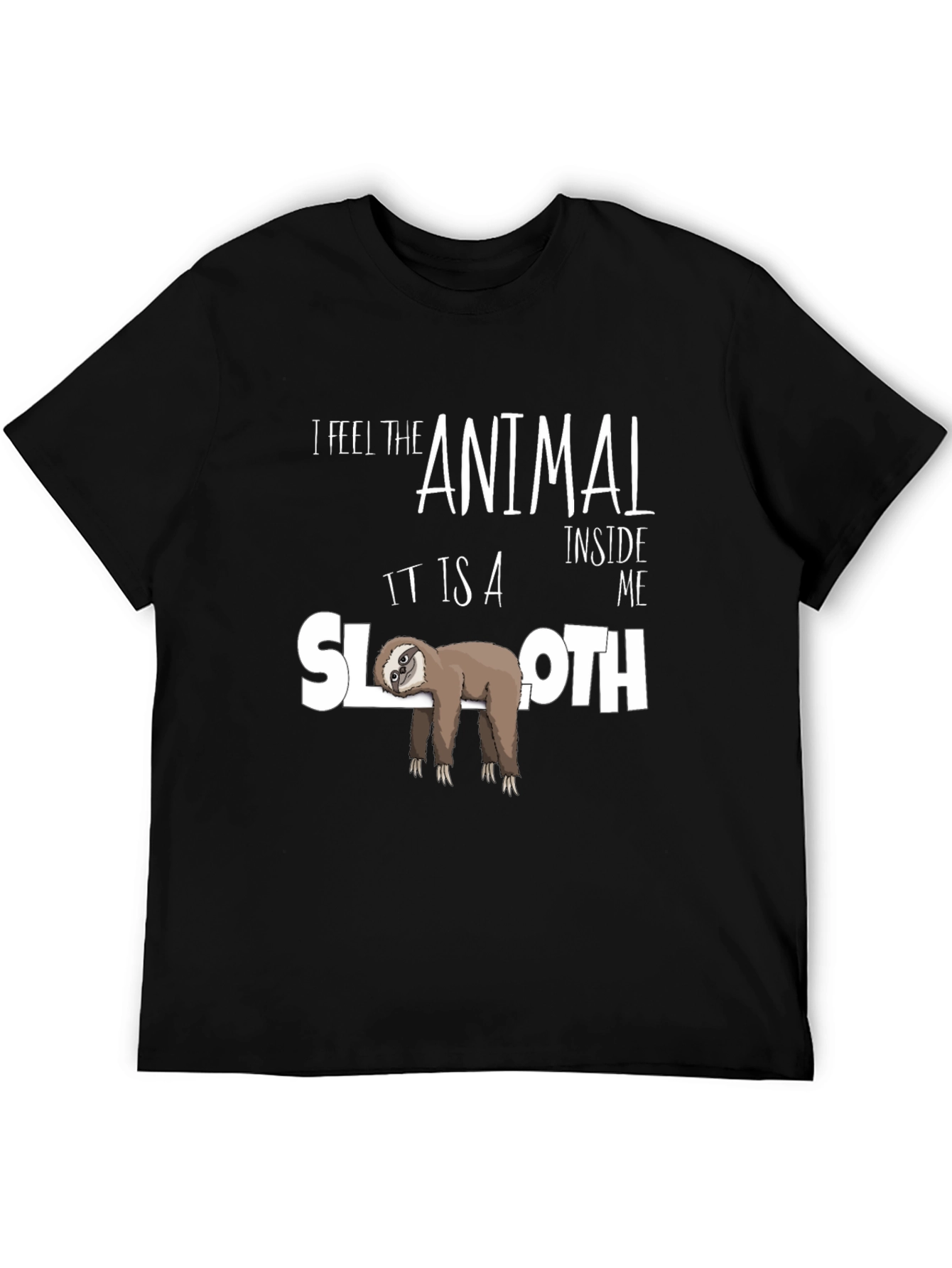 Sloth Inside Me T-Shirt - Funny Animal Tee