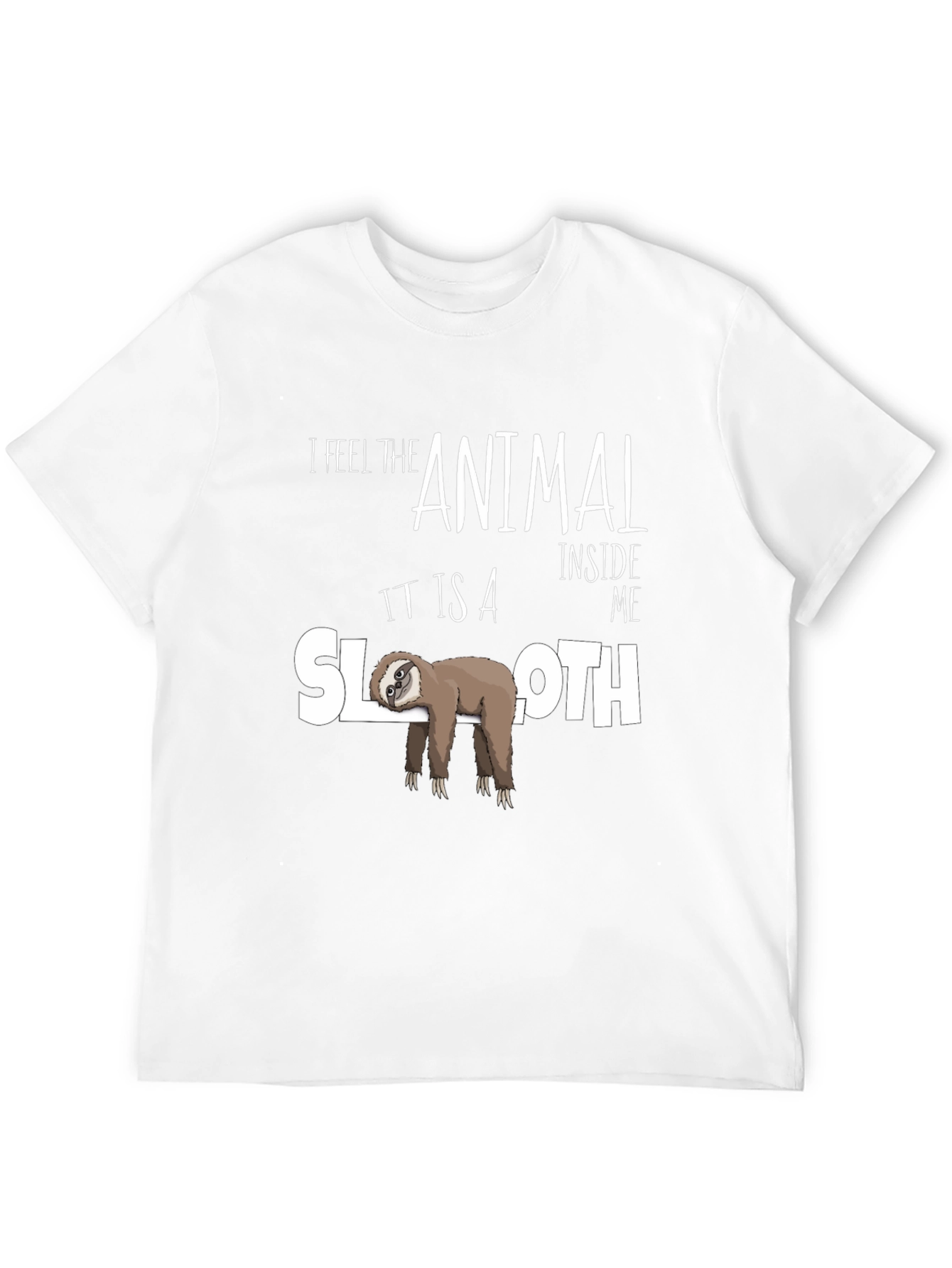Sloth Inside Me T-Shirt - Funny Animal Tee
