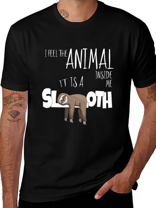Sloth Inside Me T-Shirt - Funny Animal Tee