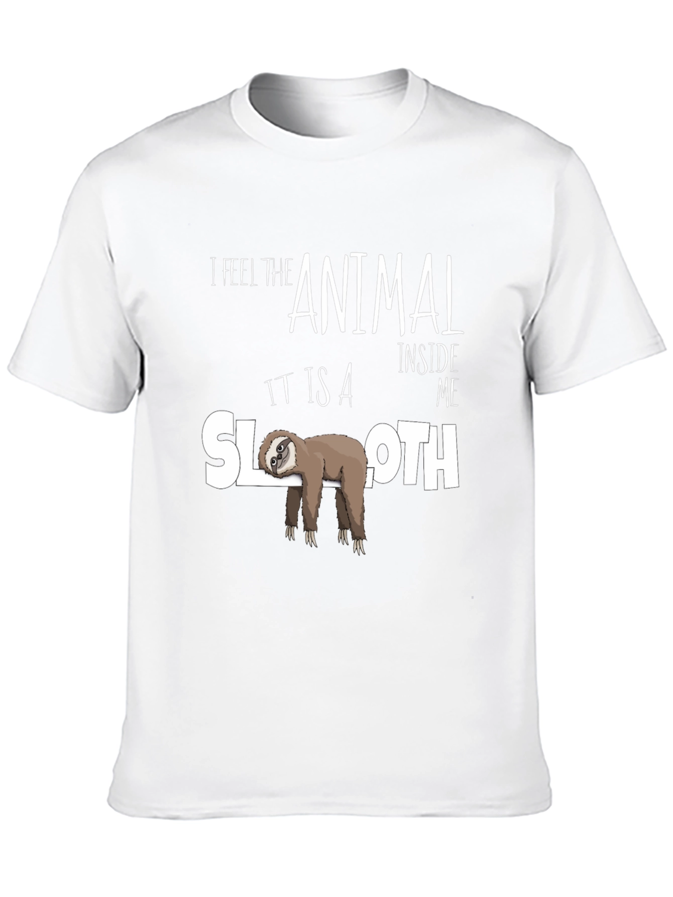 Sloth Inside Me T-Shirt - Funny Animal Tee