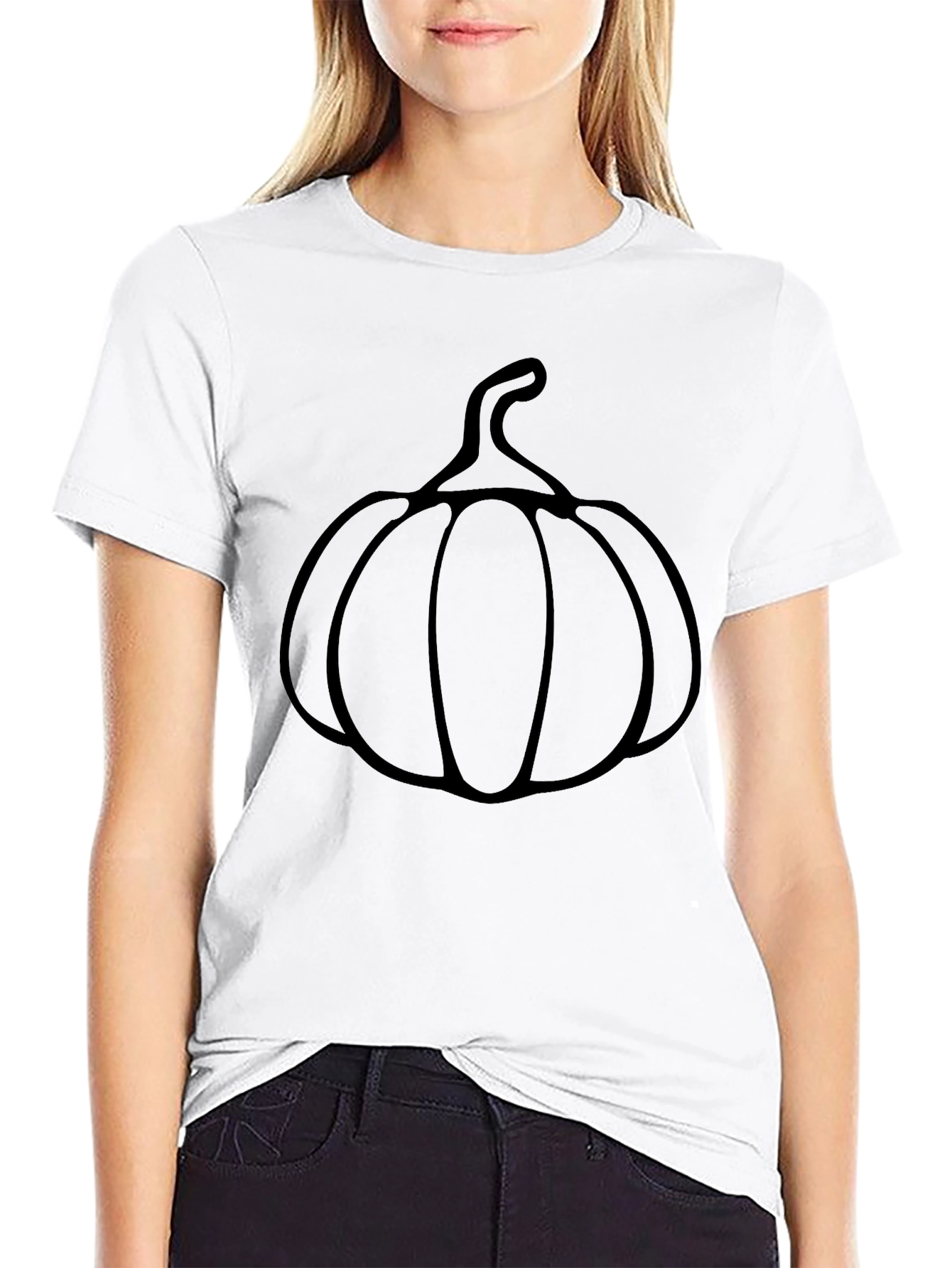 Pumpkin Graphic Tee - Halloween Style