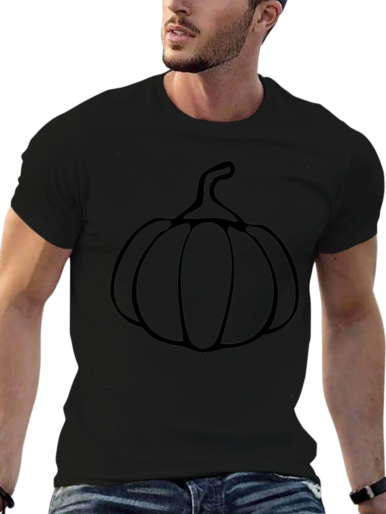 Pumpkin Graphic Tee - Halloween Style