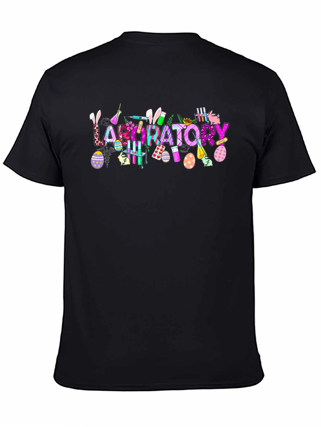 Laboratory Easter Themed Graphic T-Shirt