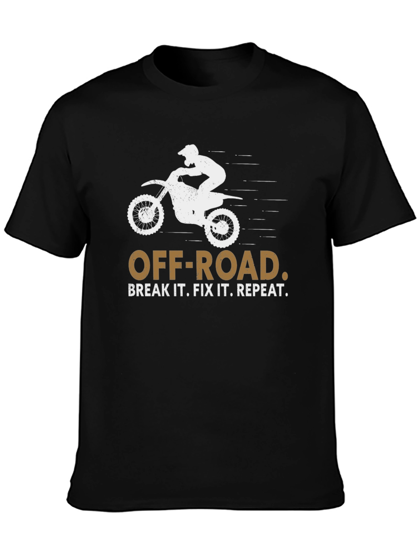 Off-Road Motorcycle T-Shirt - Break It Fix It