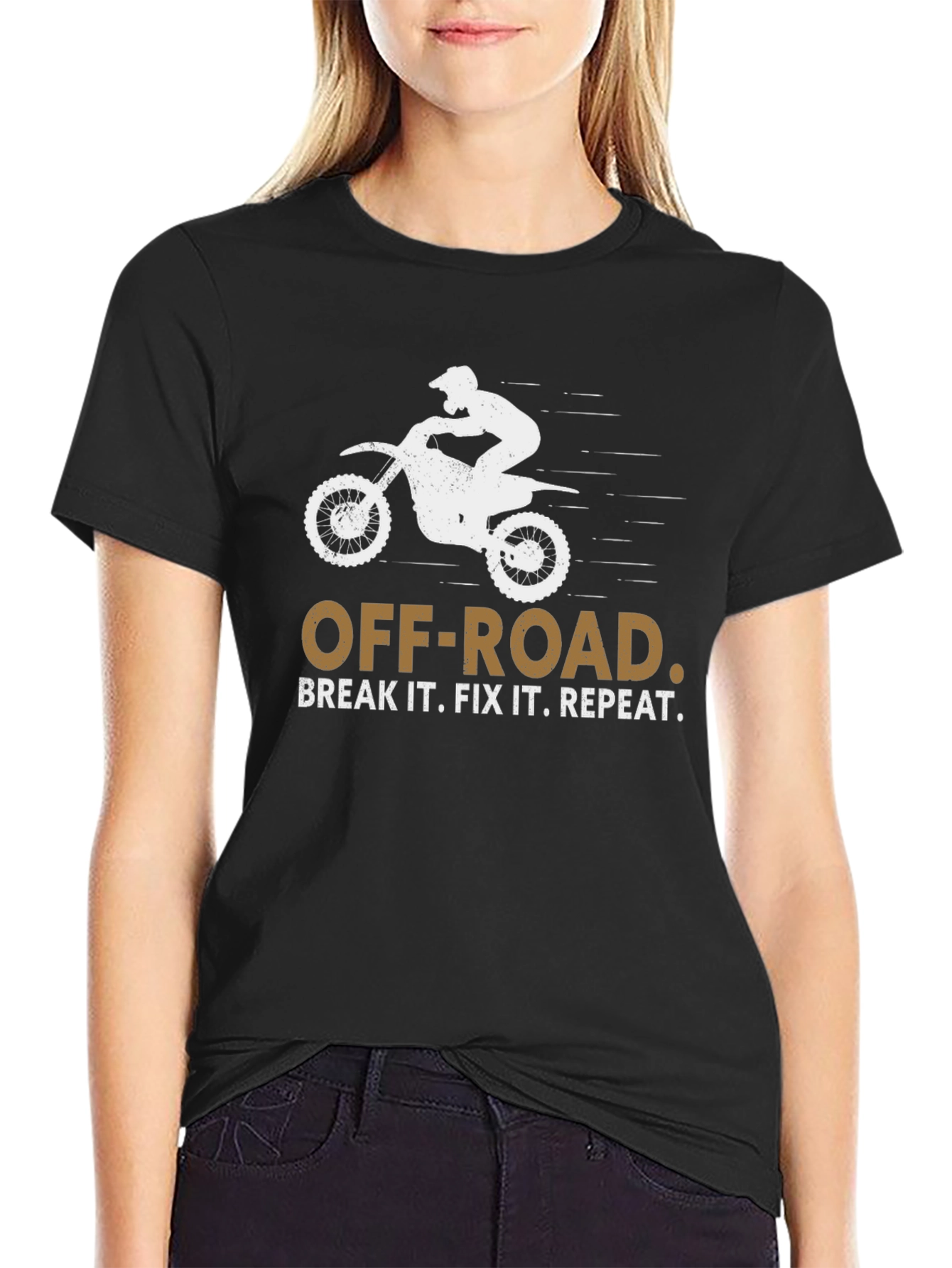 Off-Road Motorcycle T-Shirt - Break It Fix It