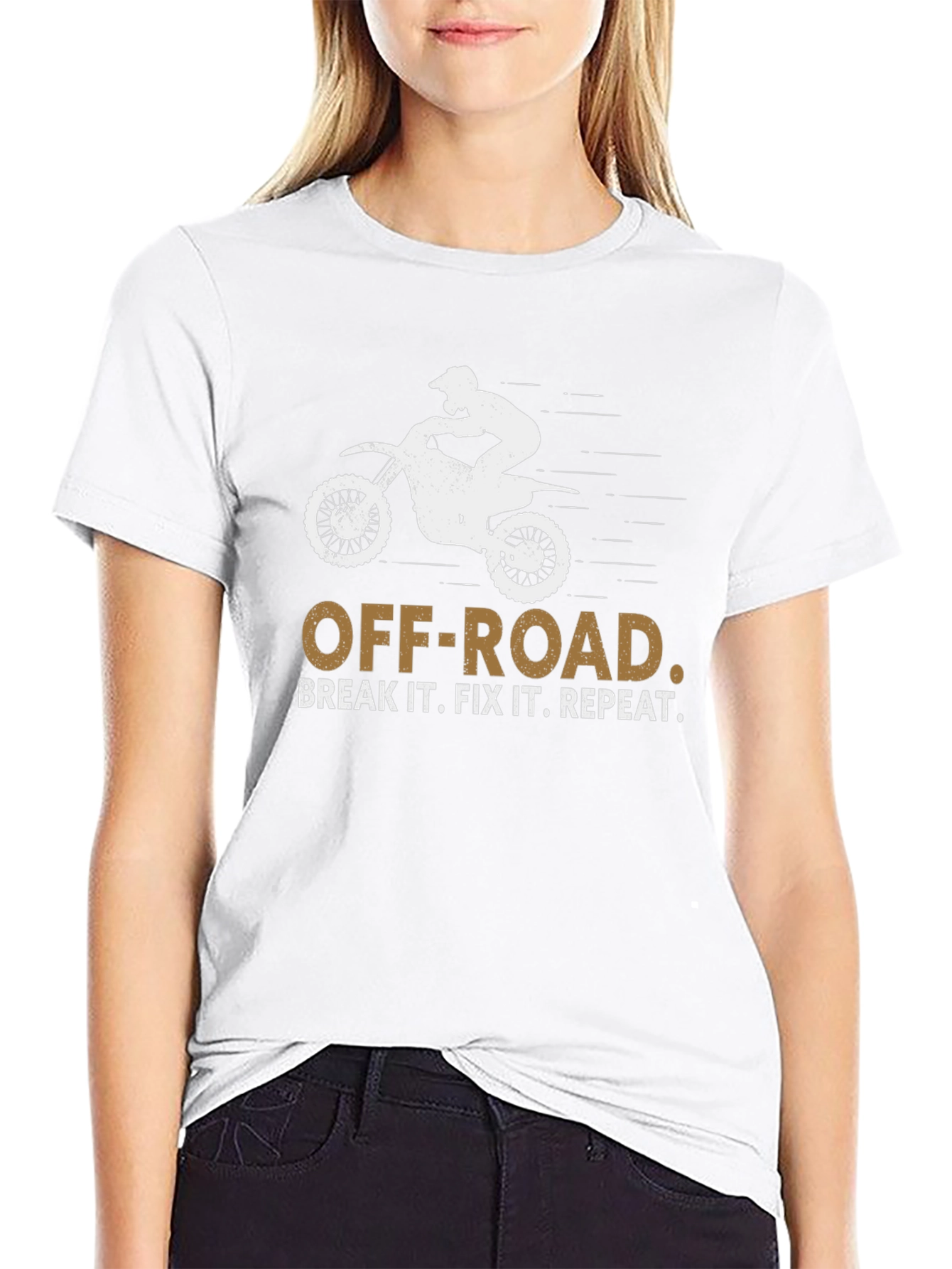 Off-Road Motorcycle T-Shirt - Break It Fix It