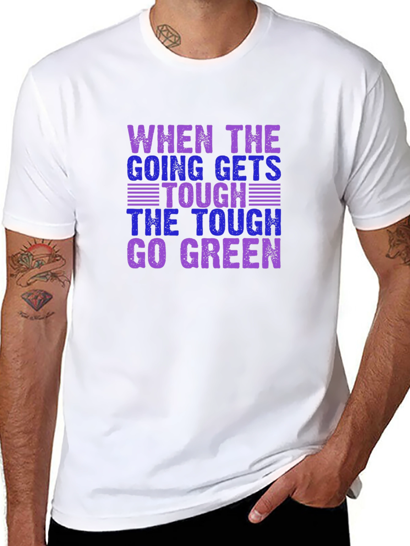 Tough Go Green Graphic T-Shirt
