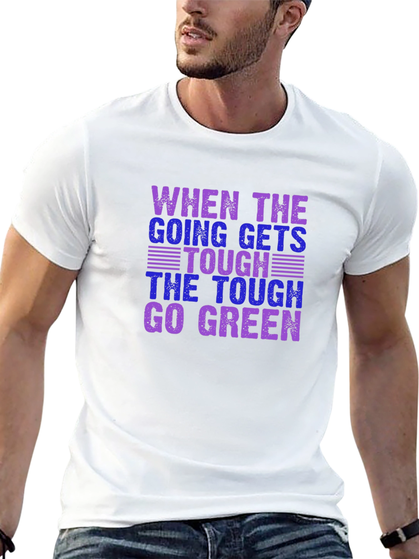 Tough Go Green Graphic T-Shirt