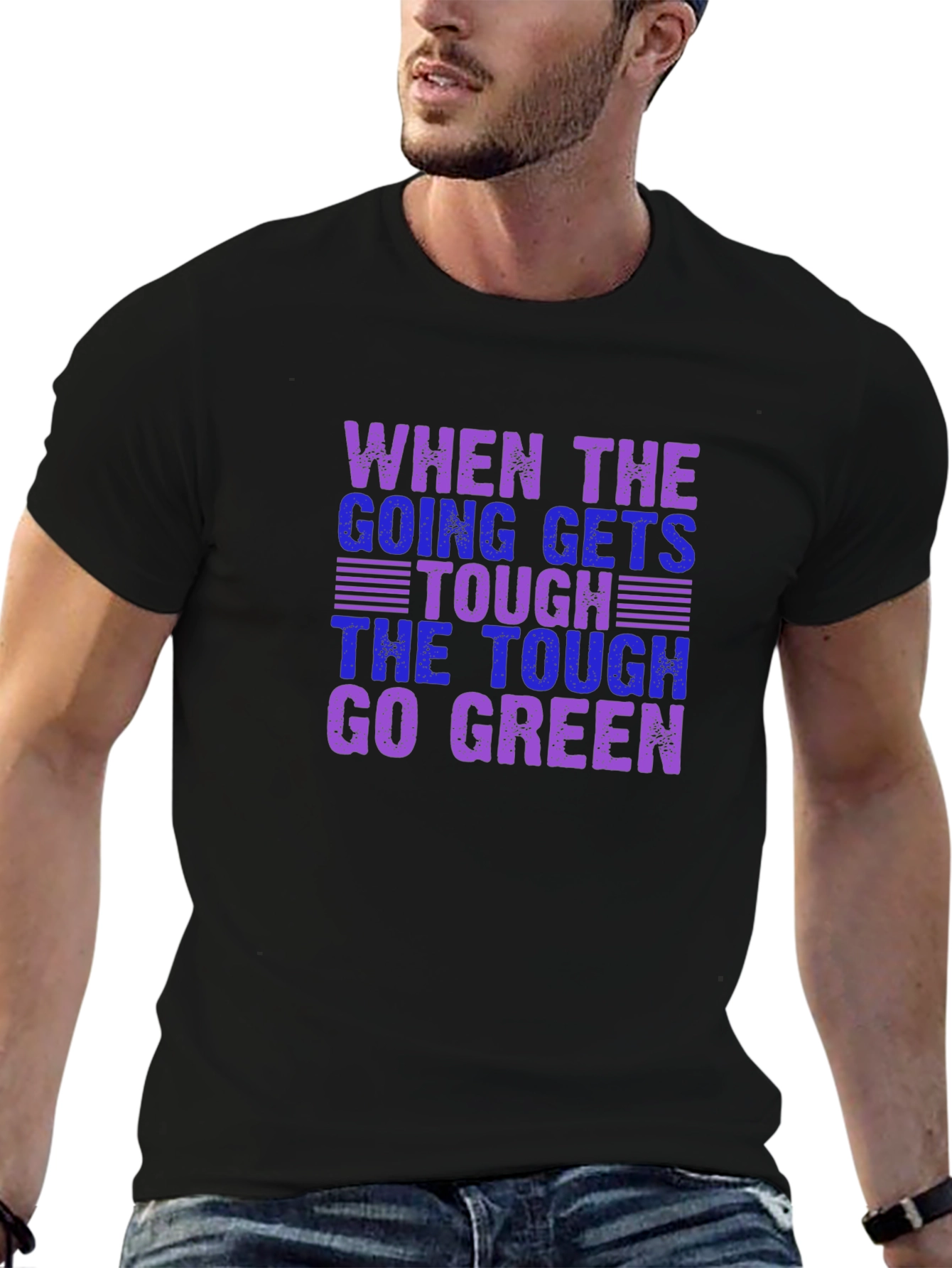 Tough Go Green Graphic T-Shirt
