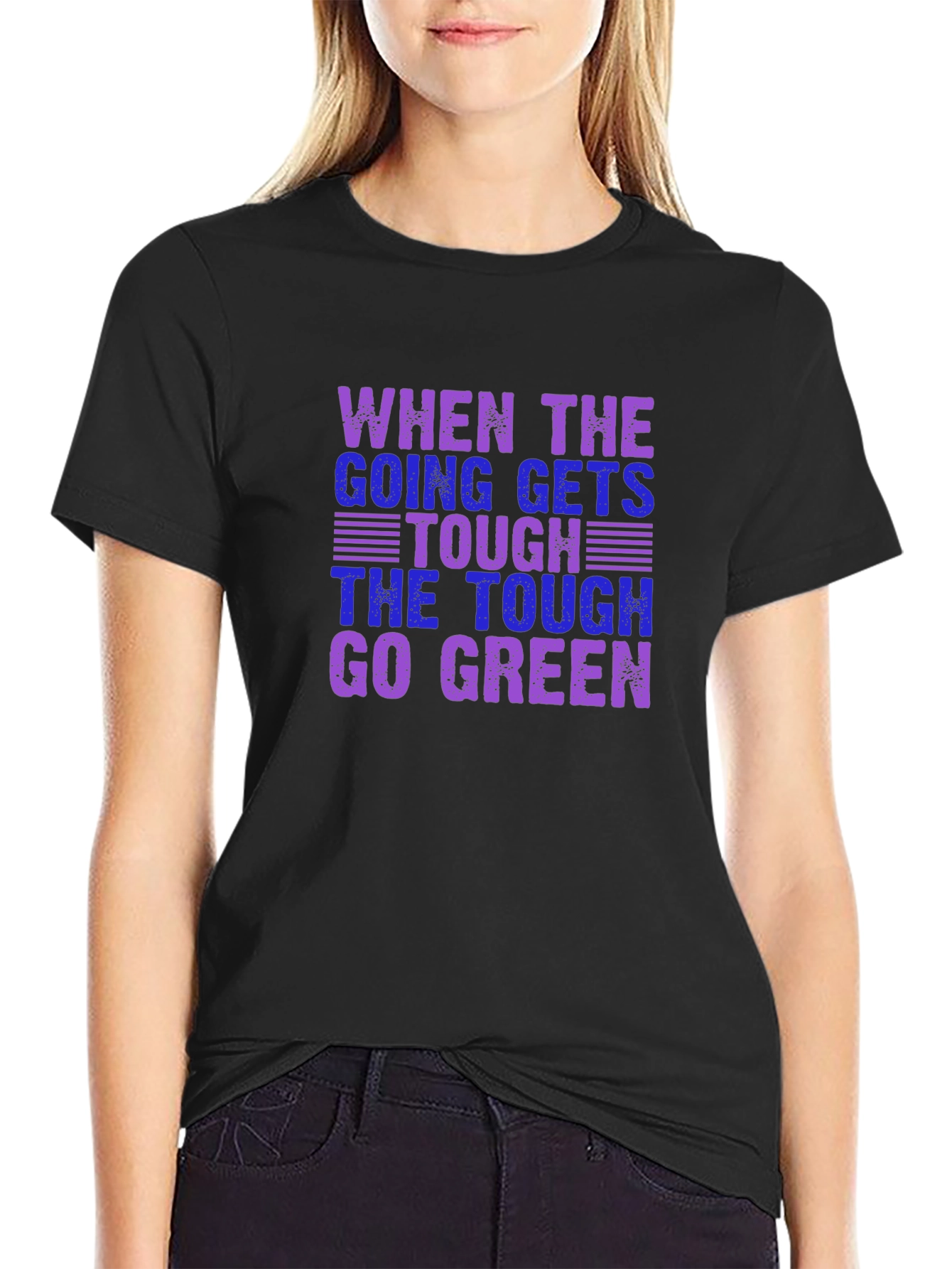 Tough Go Green Graphic T-Shirt