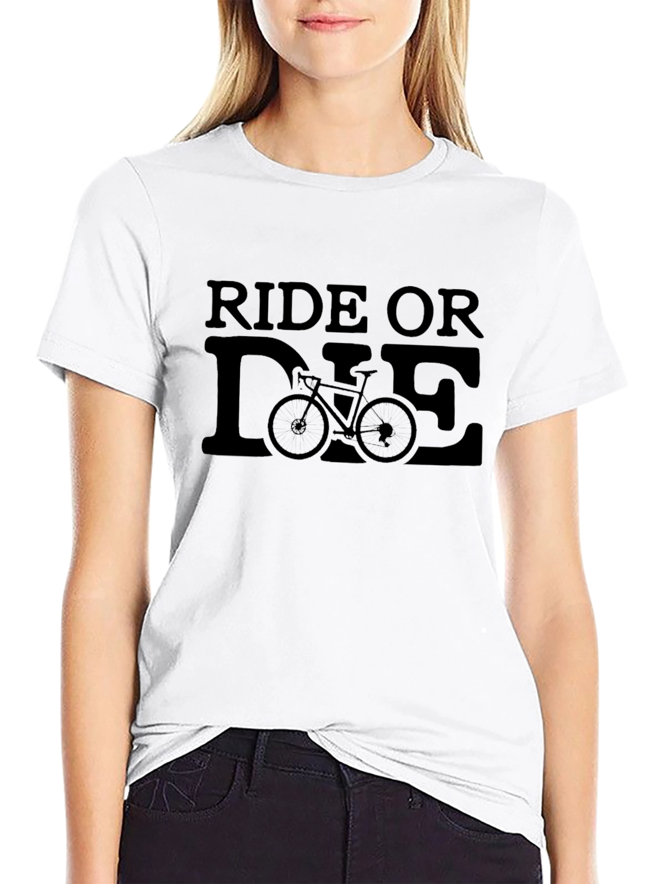 Ride or Die Bicycle Graphic T-Shirt