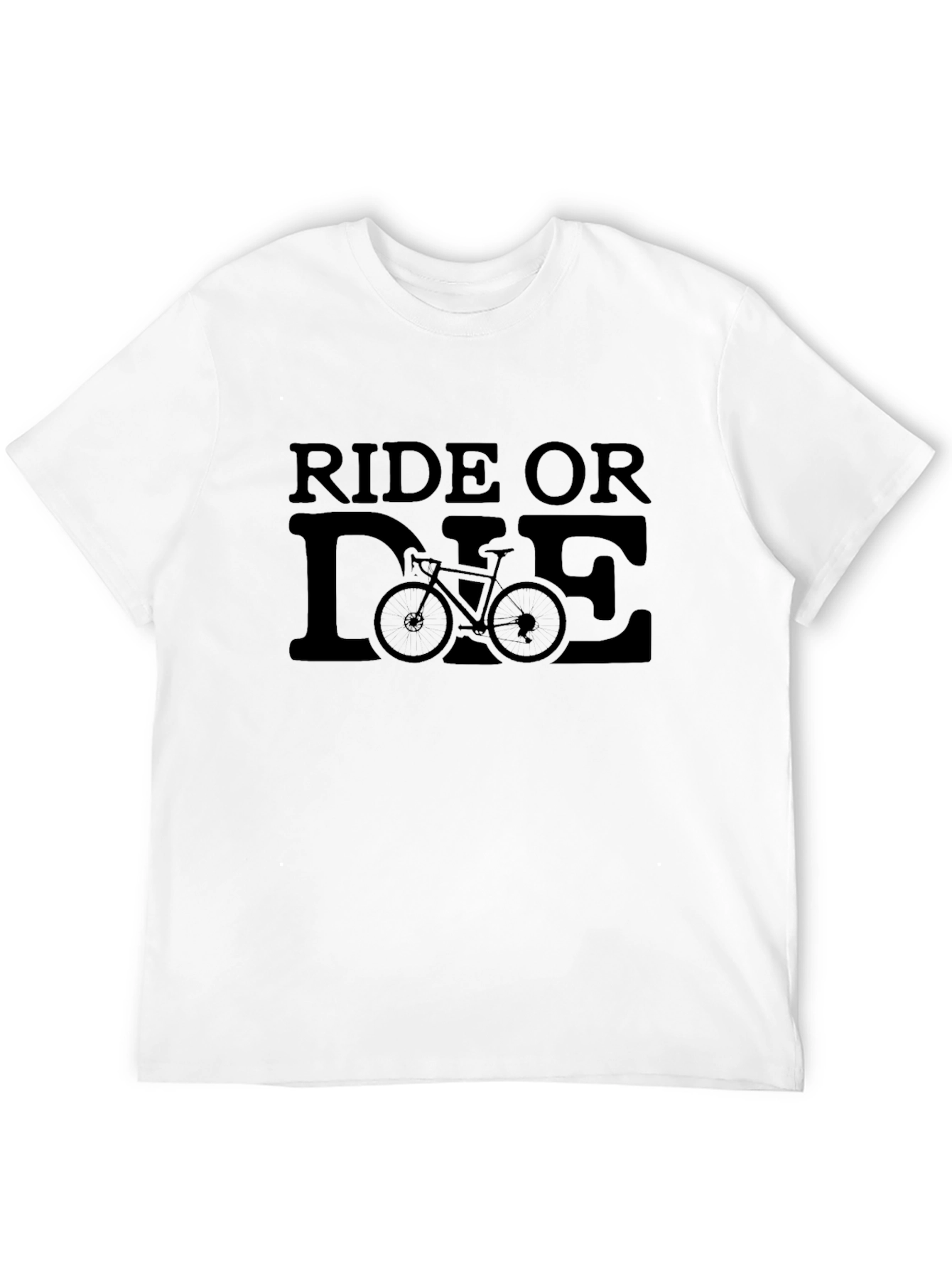 Ride or Die Bicycle Graphic T-Shirt