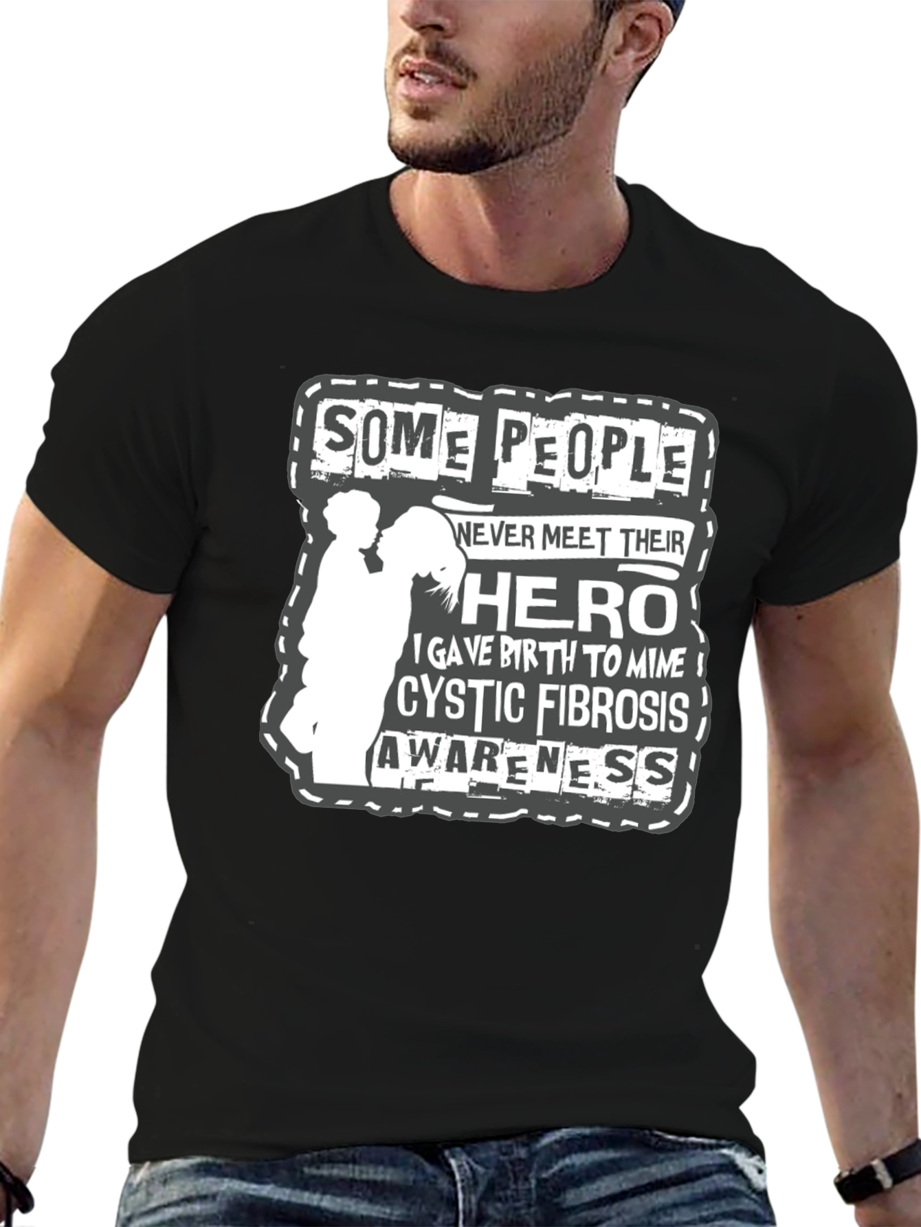 Cystic Fibrosis Awareness Hero T-Shirt
