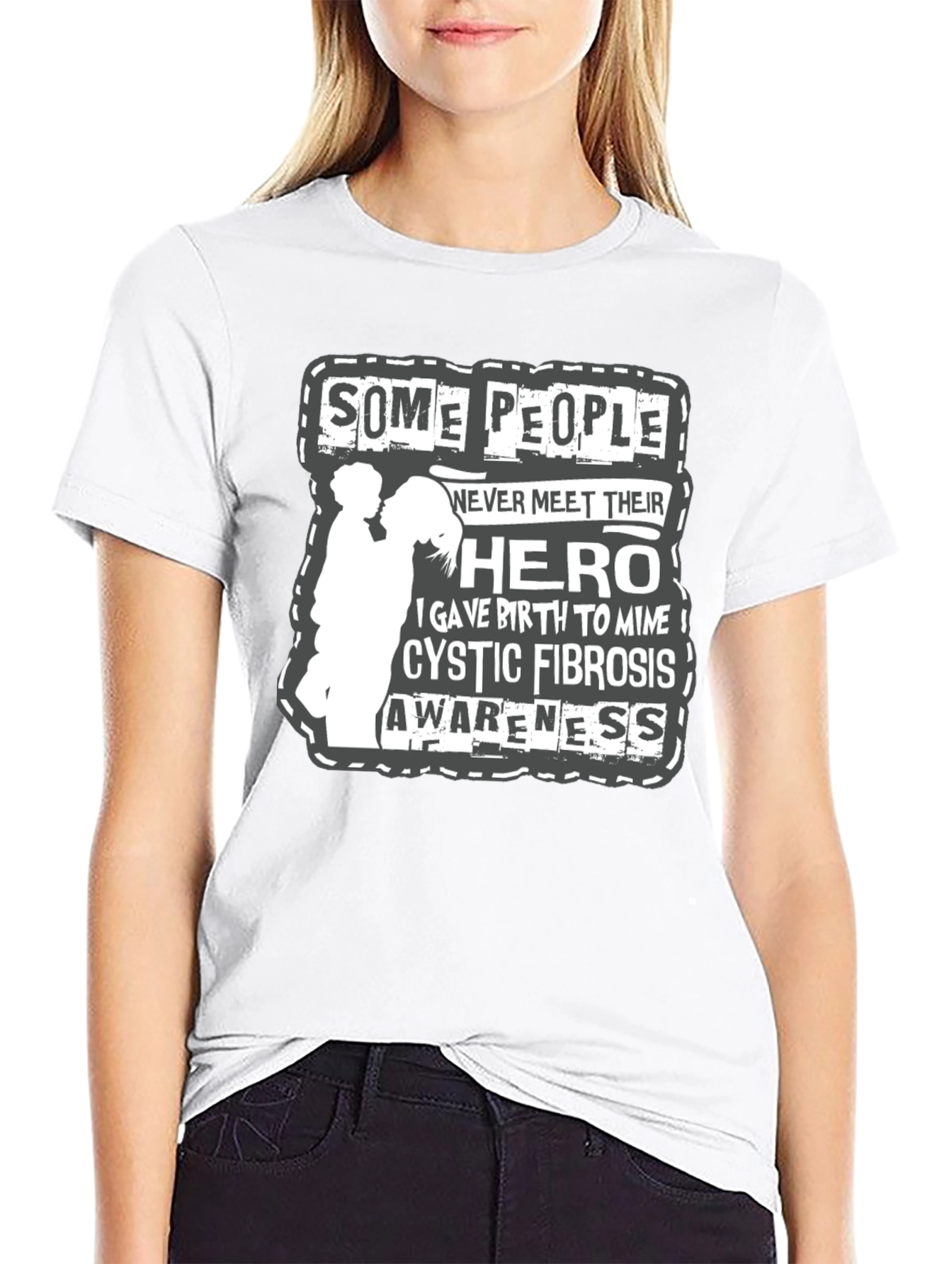 Cystic Fibrosis Awareness Hero T-Shirt