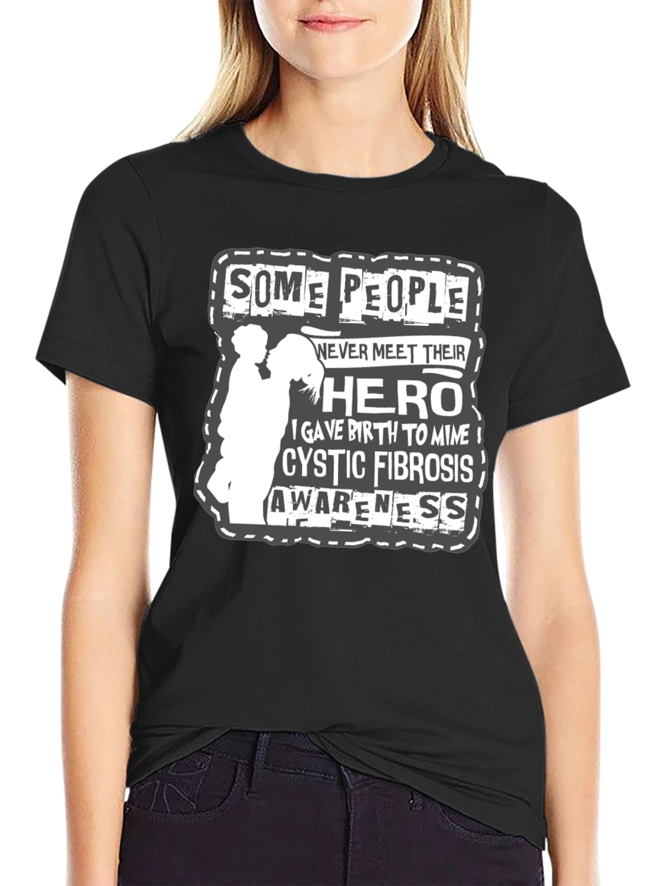 Cystic Fibrosis Awareness Hero T-Shirt