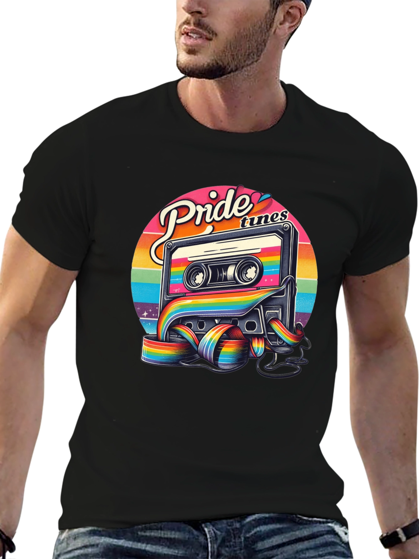 Pride Tunes Cassette Graphic Tee