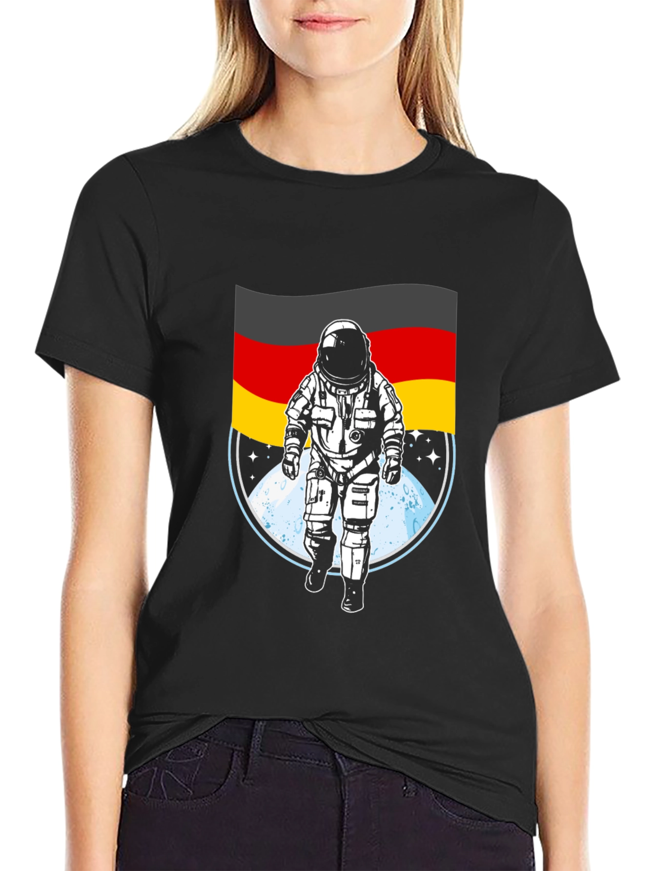 German Astronaut T-Shirt - Space Travel Souvenir
