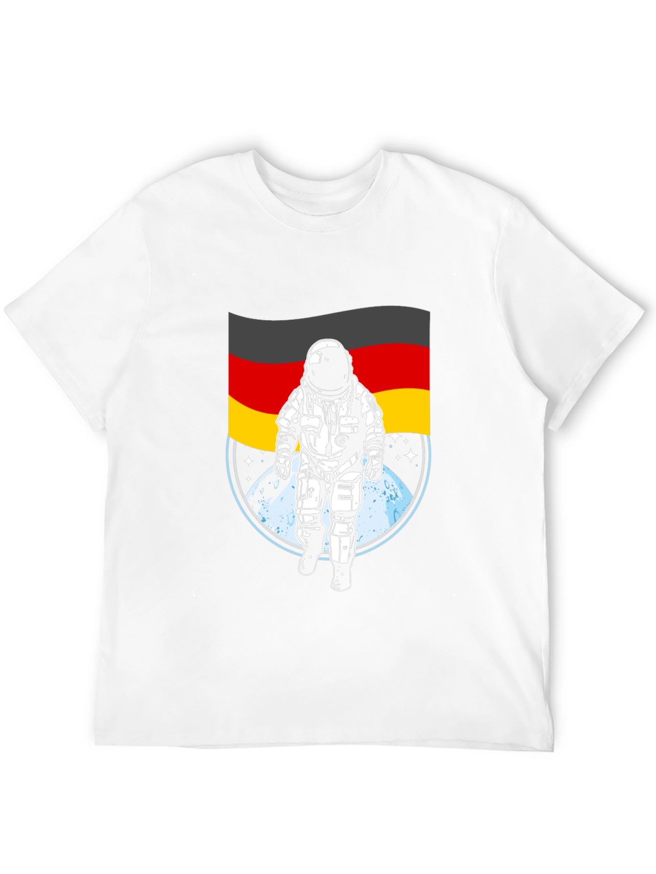German Astronaut T-Shirt - Space Travel Souvenir