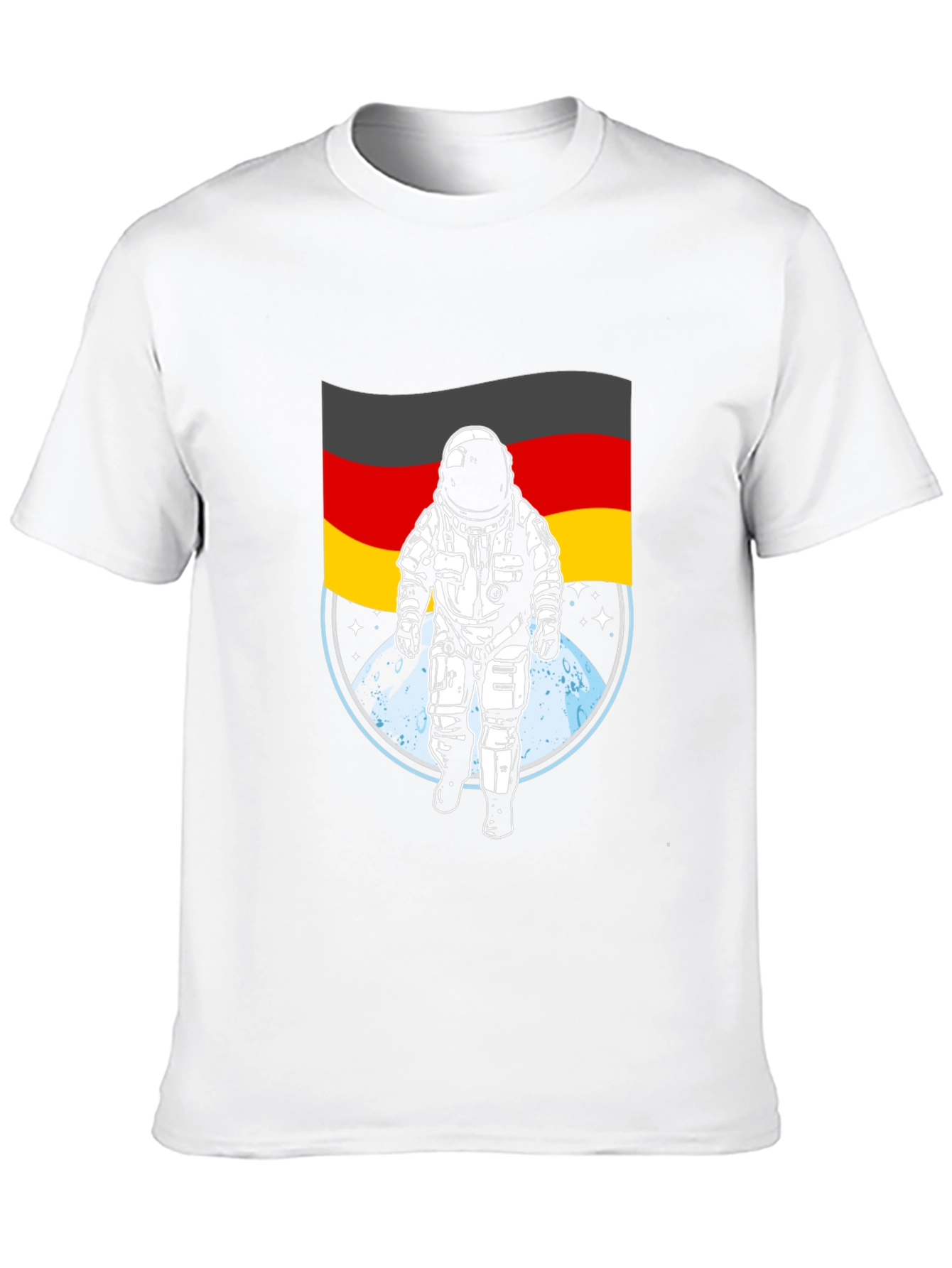 German Astronaut T-Shirt - Space Travel Souvenir