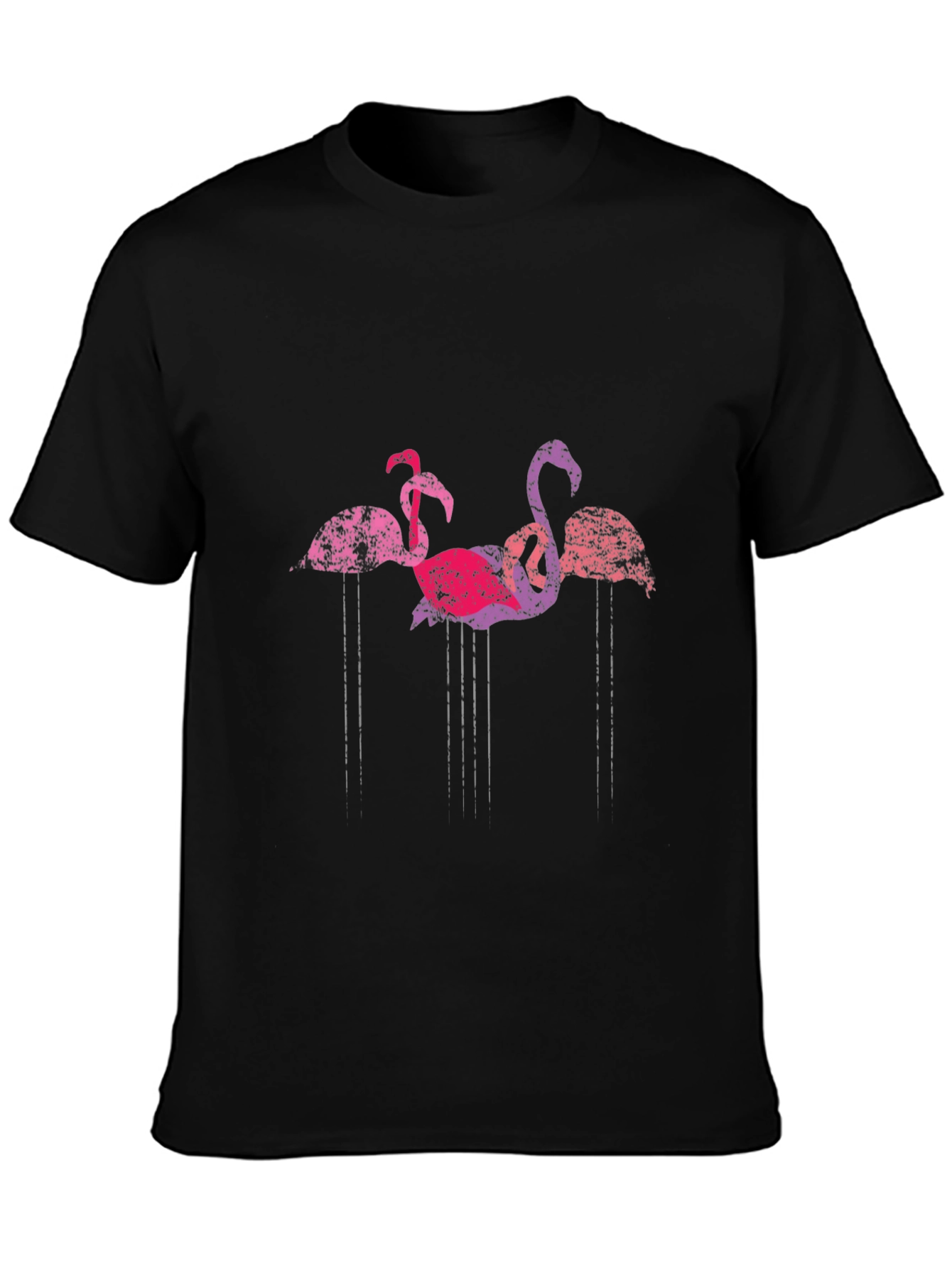 Flamingo Graphic T-Shirt - Mens Black Tee