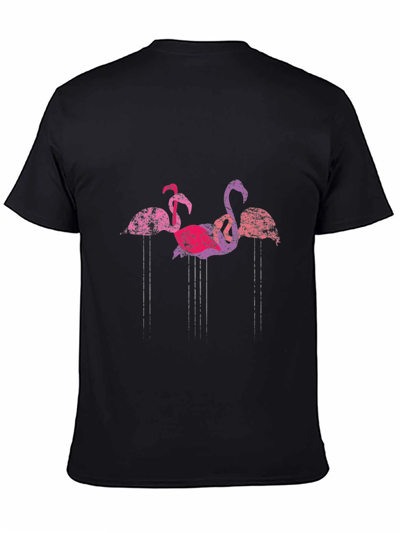 Flamingo Graphic T-Shirt - Mens Black Tee