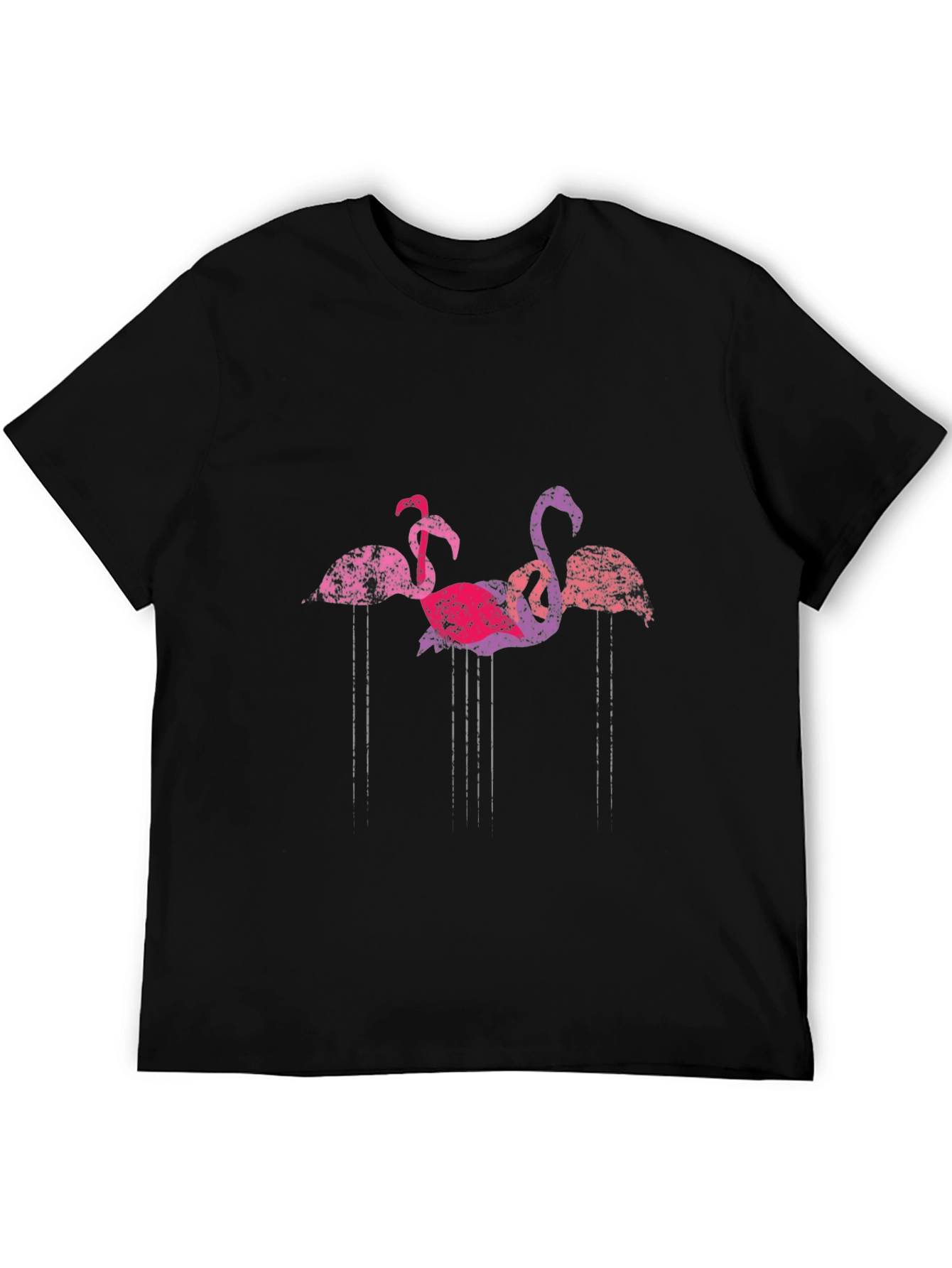 Flamingo Graphic T-Shirt - Mens Black Tee