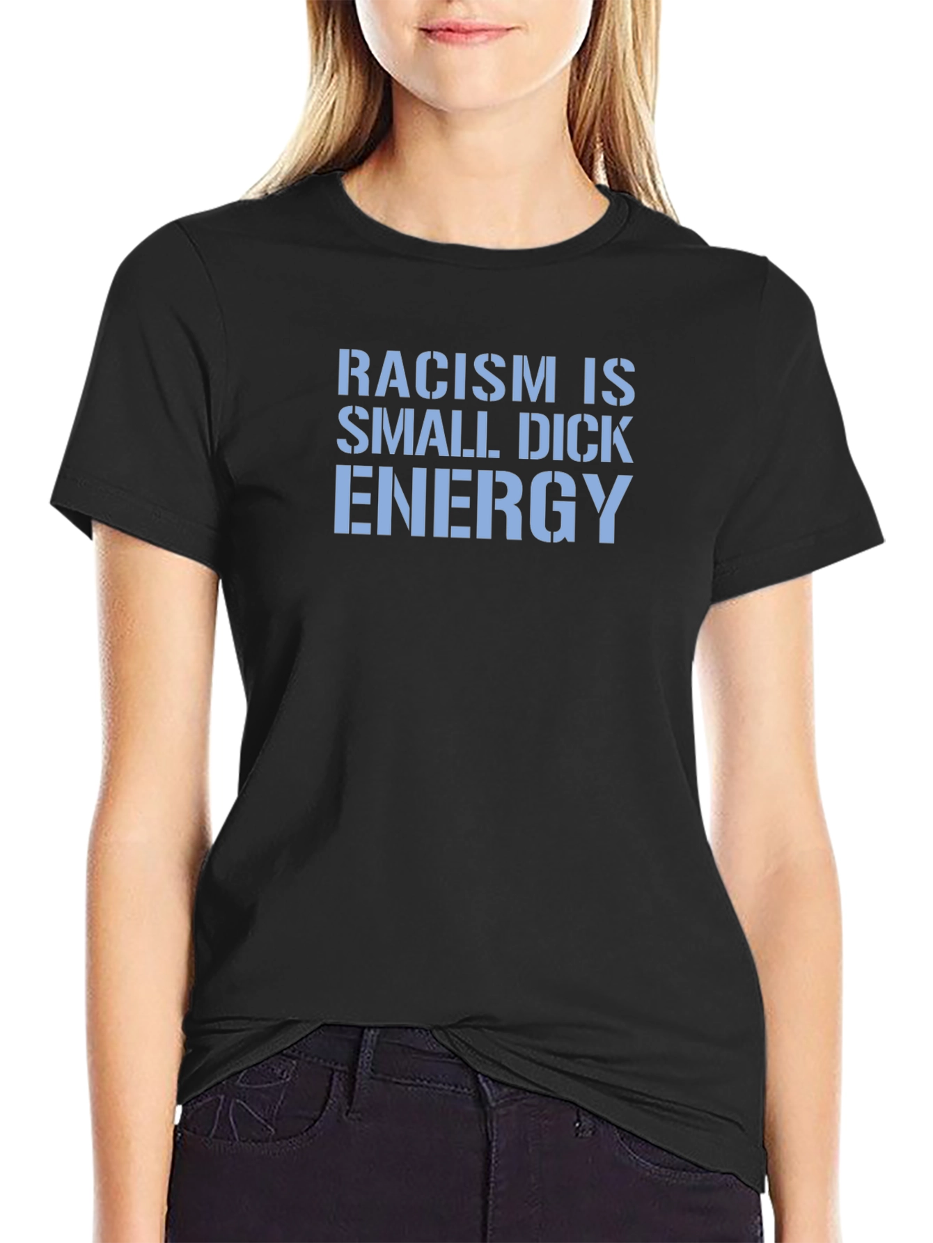 Racism Is Small Dick Energy Graphic Tee