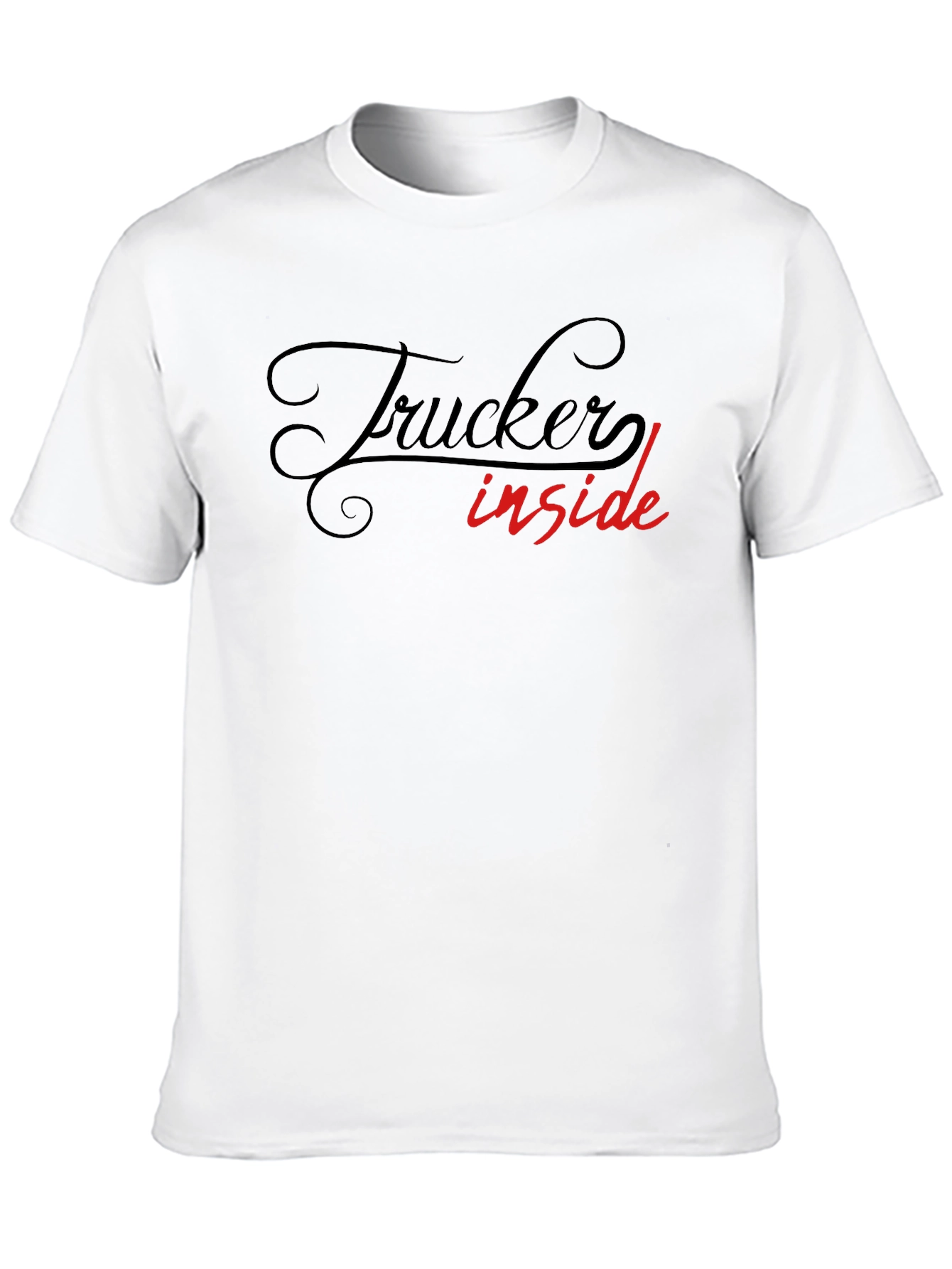 Trucker Inside Graphic T-Shirt - Bold Statement Tee