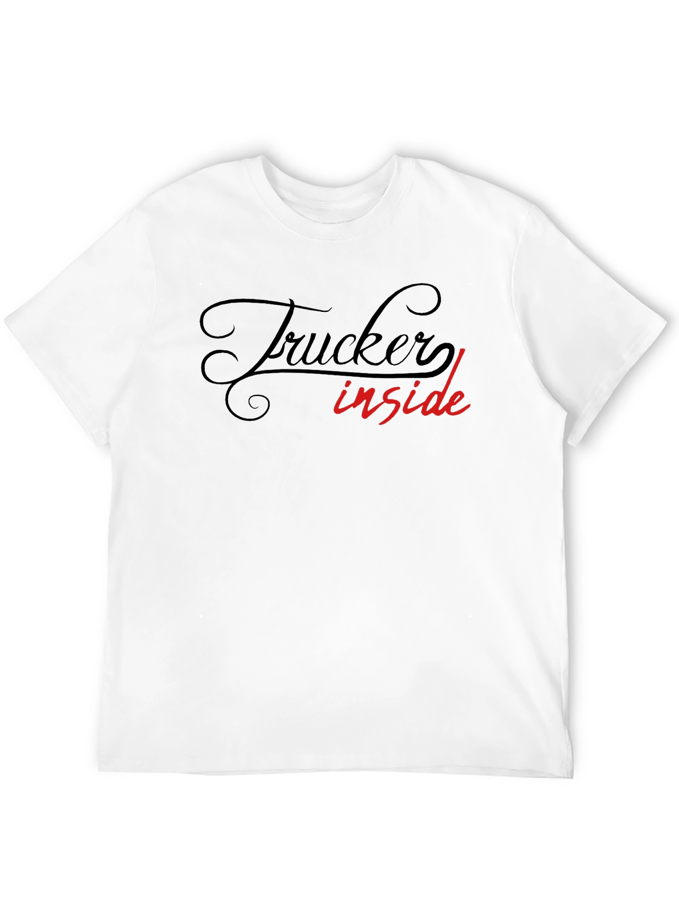 Trucker Inside Graphic T-Shirt - Bold Statement Tee