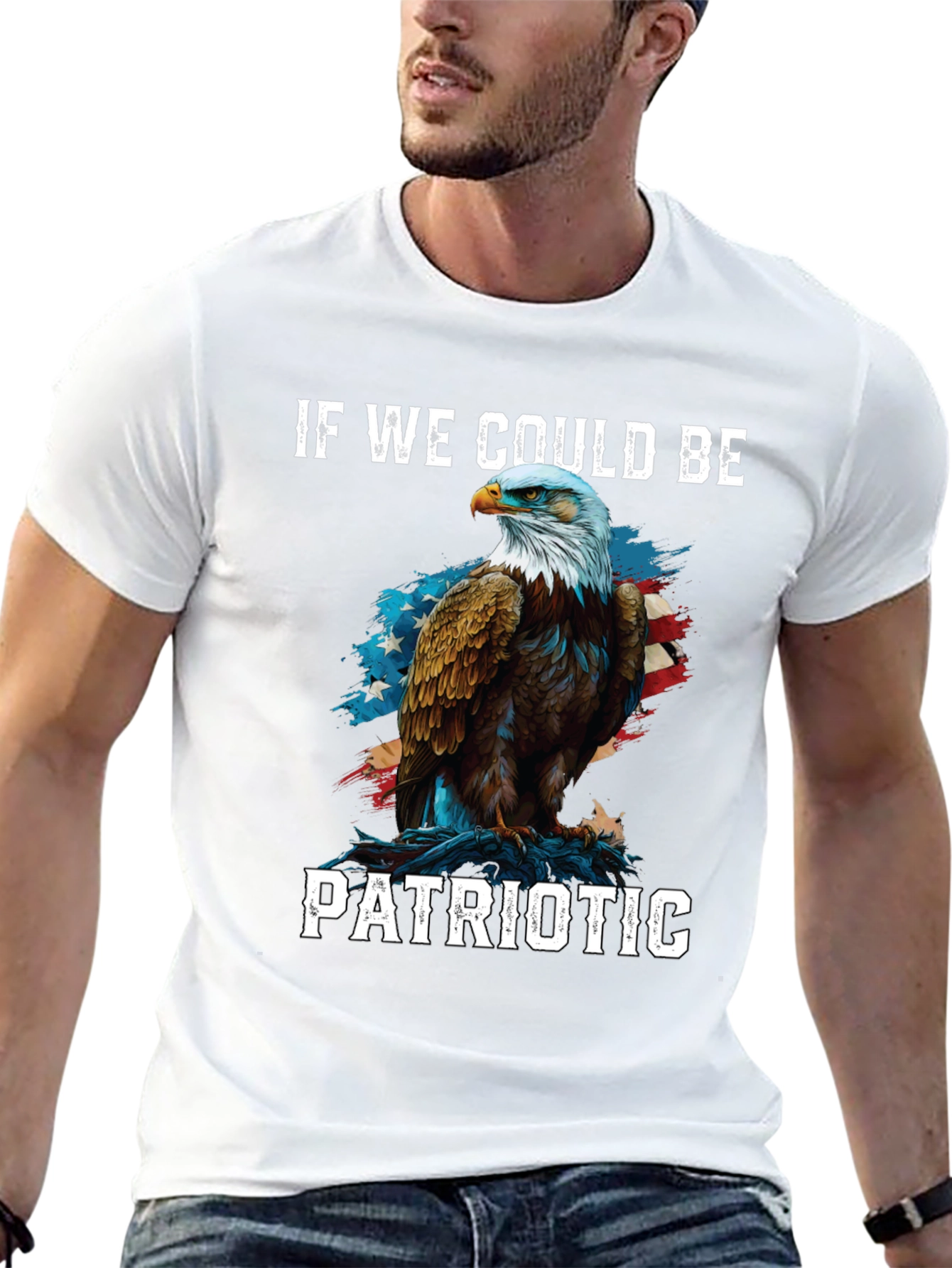 Patriotic Eagle Graphic Tee