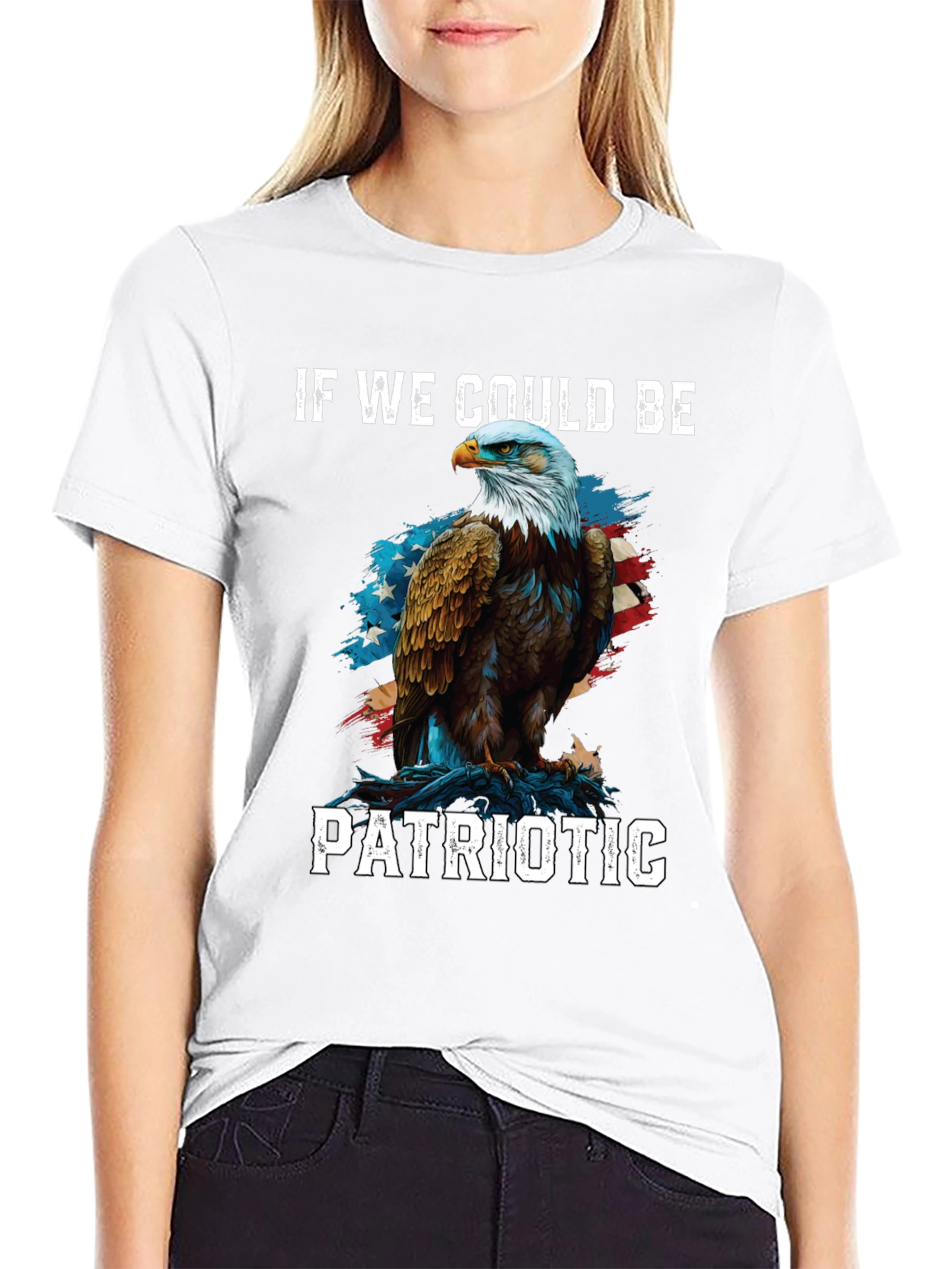 Patriotic Eagle Graphic Tee