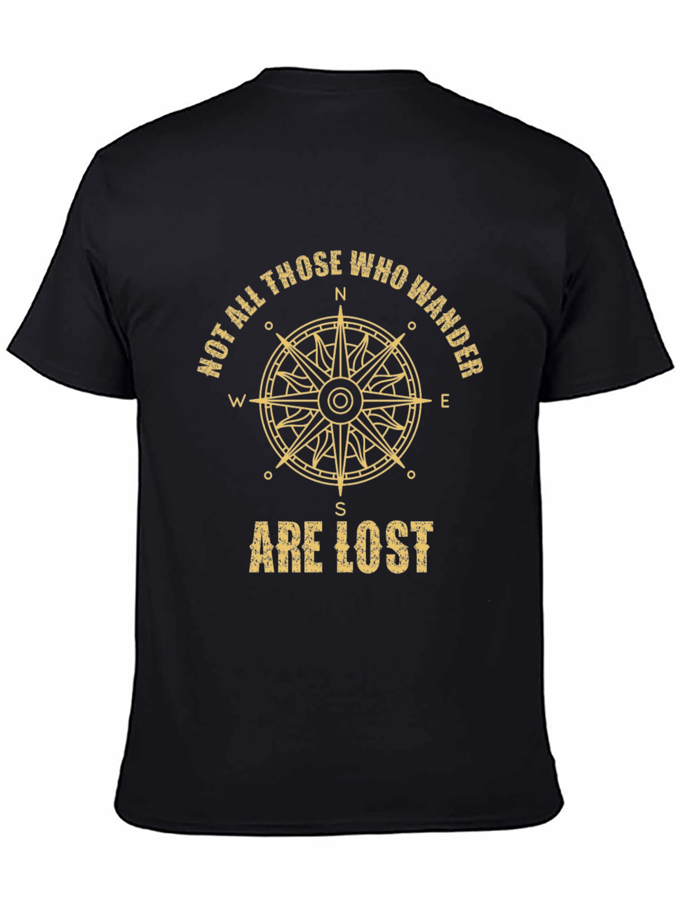 Wanderlust Compass Graphic T-Shirt - Adventure Awaits!
