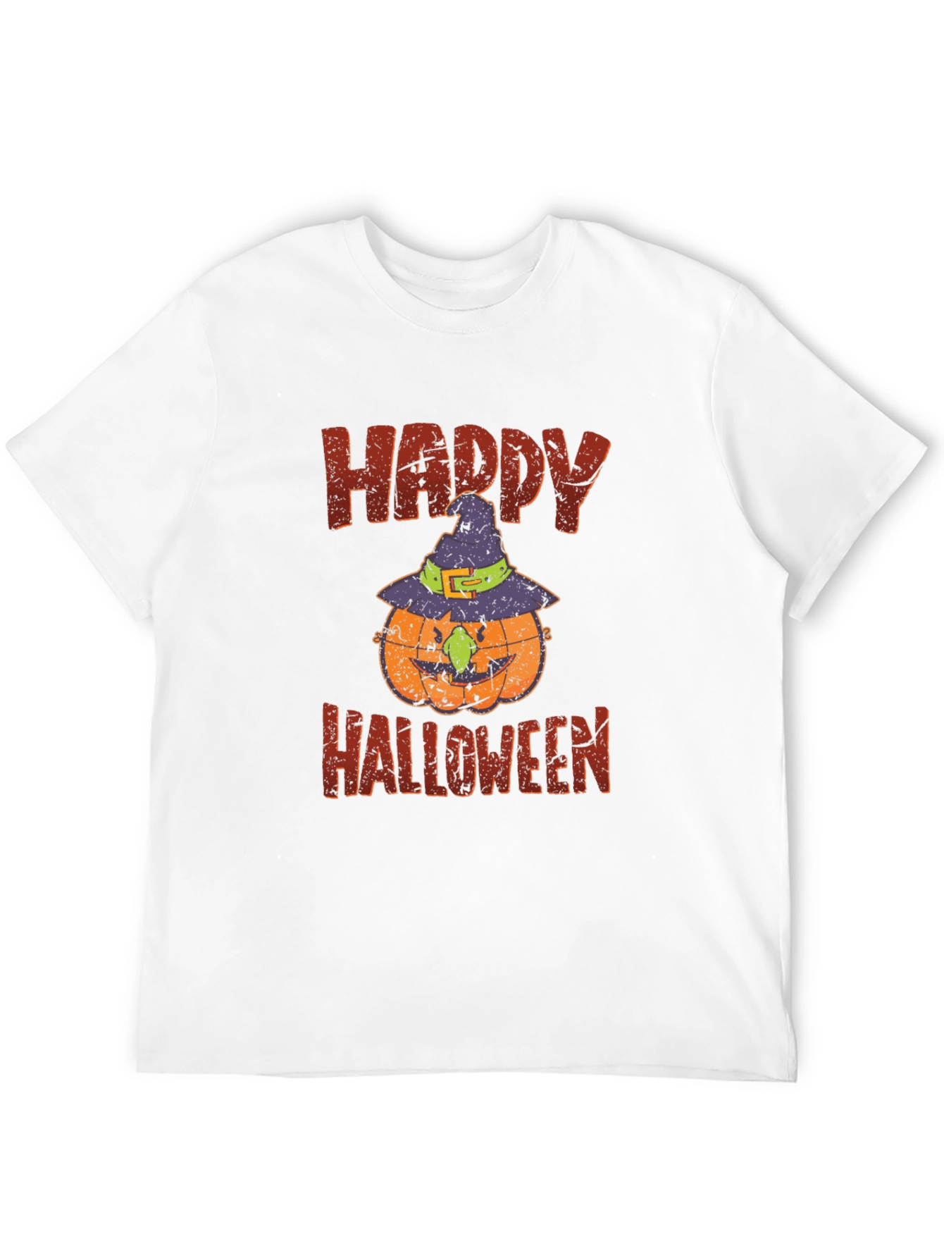 Happy Halloween Pumpkin T-Shirt - Spooky Season Tee