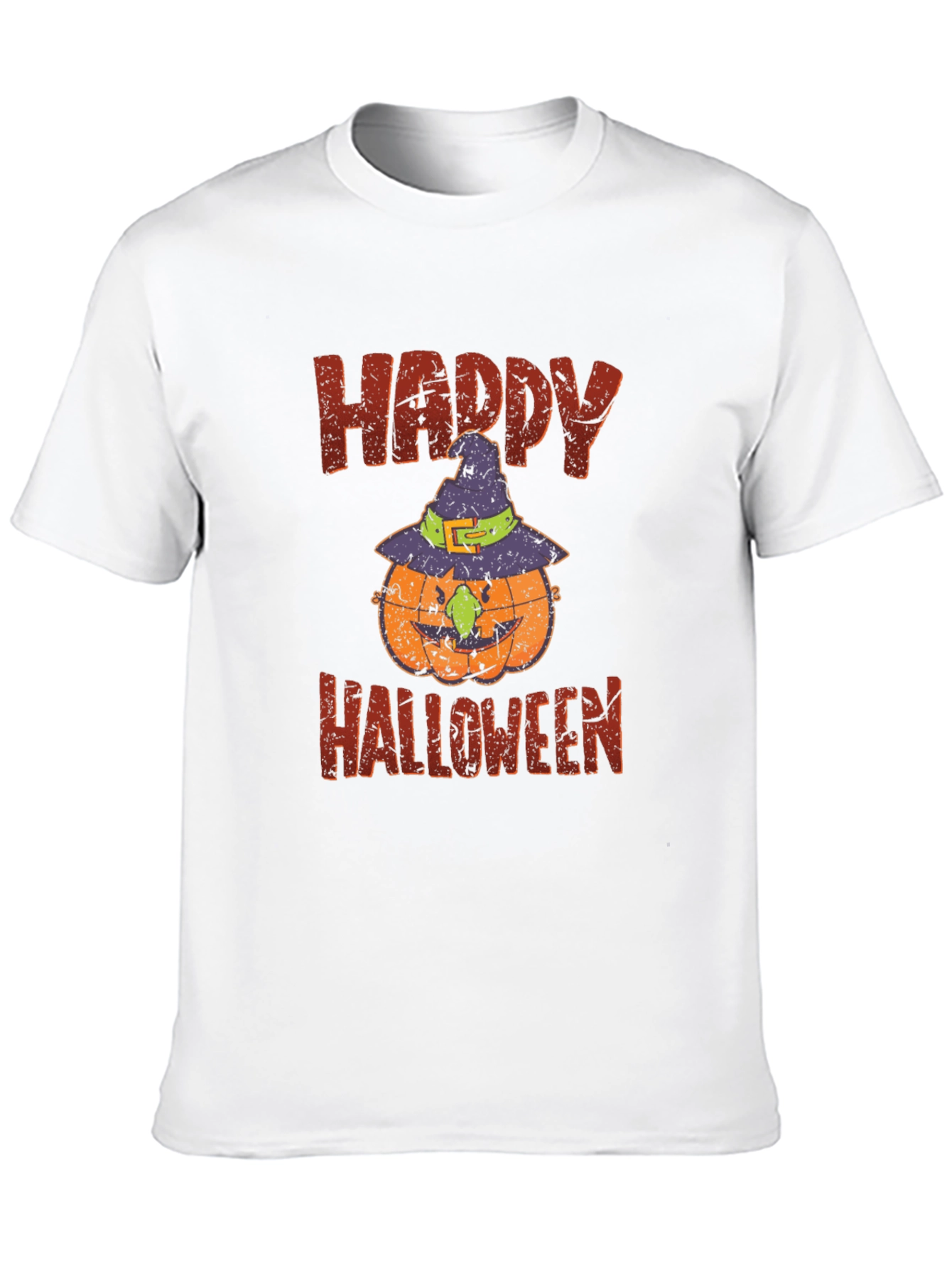 Happy Halloween Pumpkin T-Shirt - Spooky Season Tee