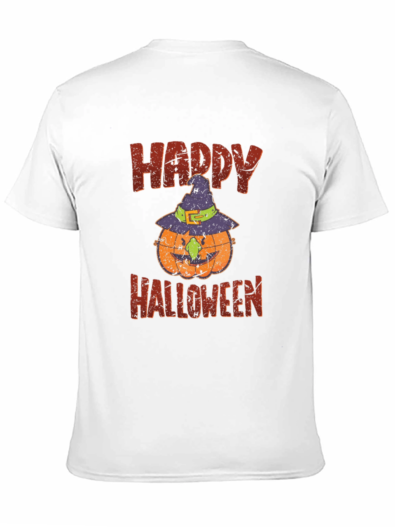 Happy Halloween Pumpkin T-Shirt - Spooky Season Tee