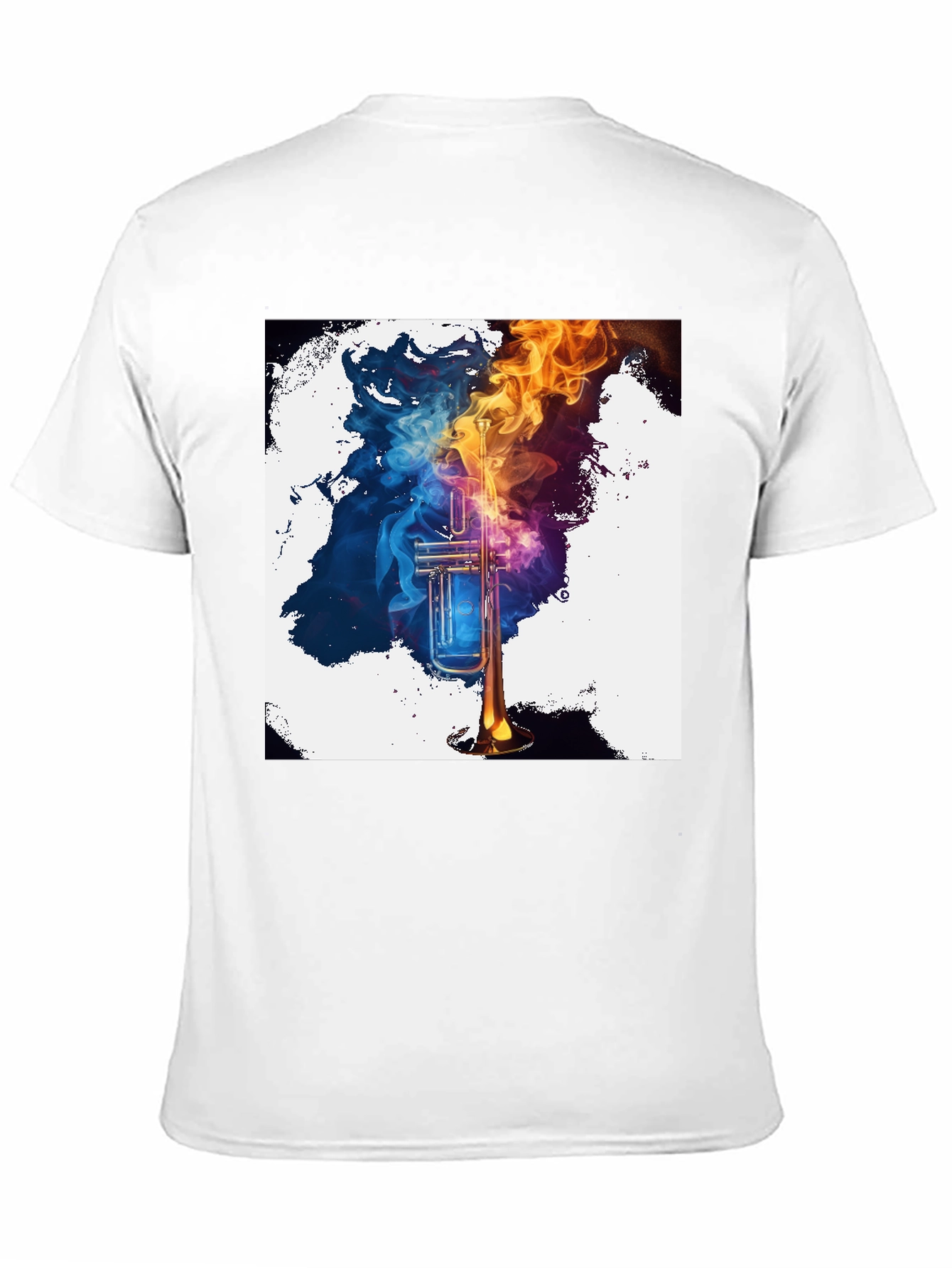 Fiery Trumpet T-Shirt - Music Lover Apparel